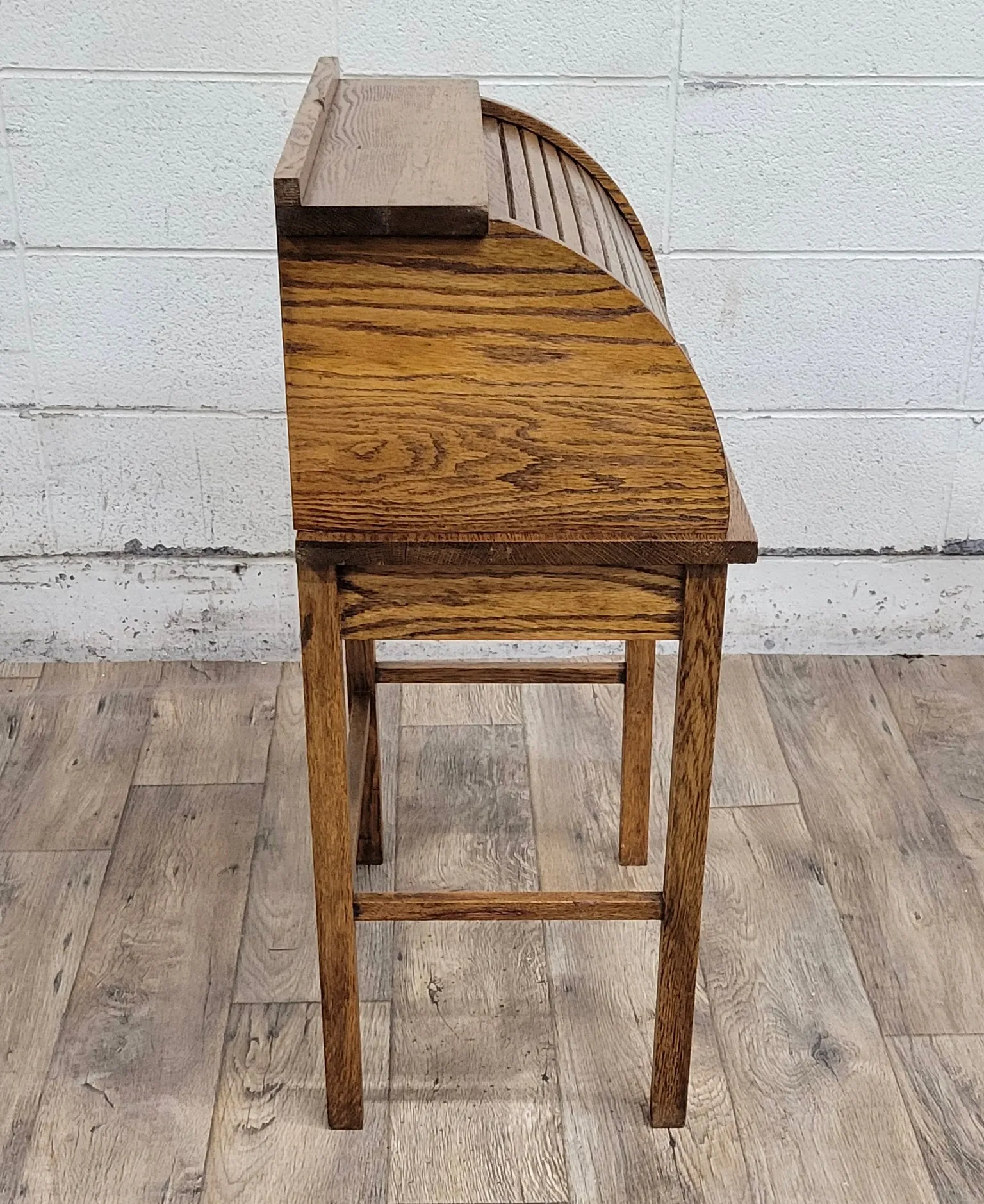 Antique Child Size Secretary Roll Top Desk, image size:1536x1878