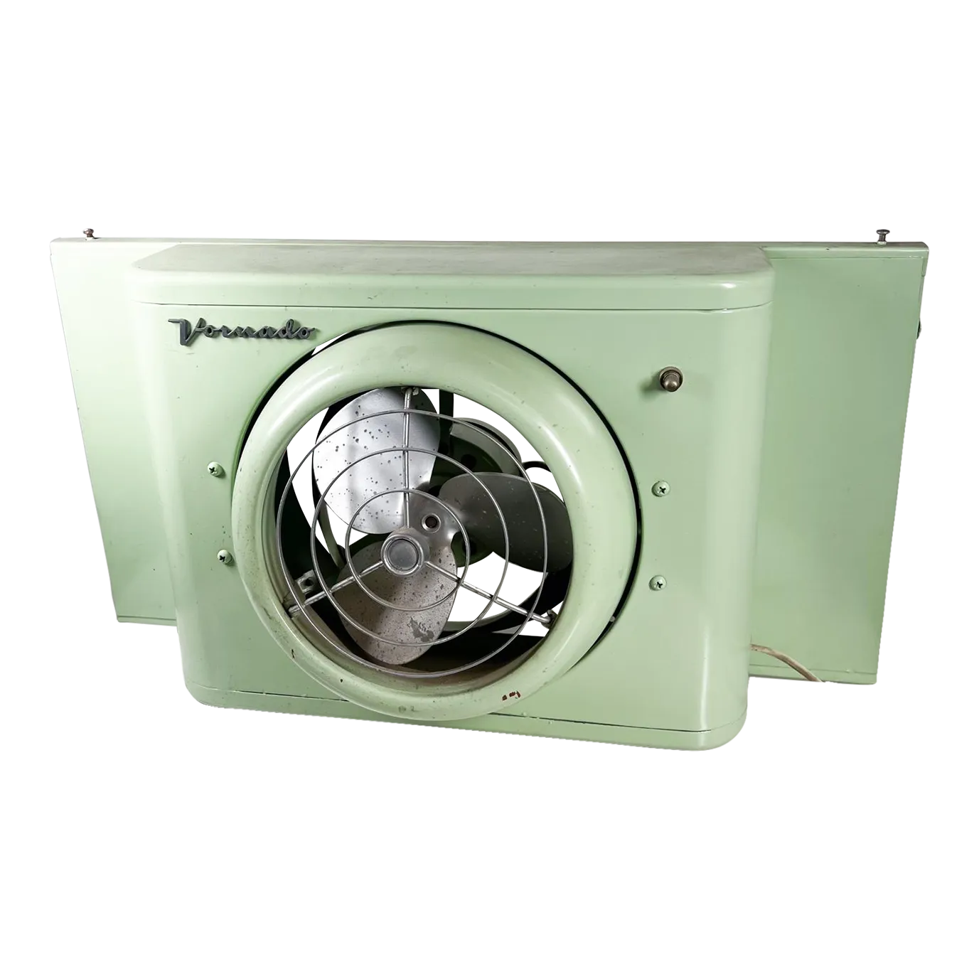 1950s Vintage Wall Unit Vornado Pistachio Green Electric Window Fan