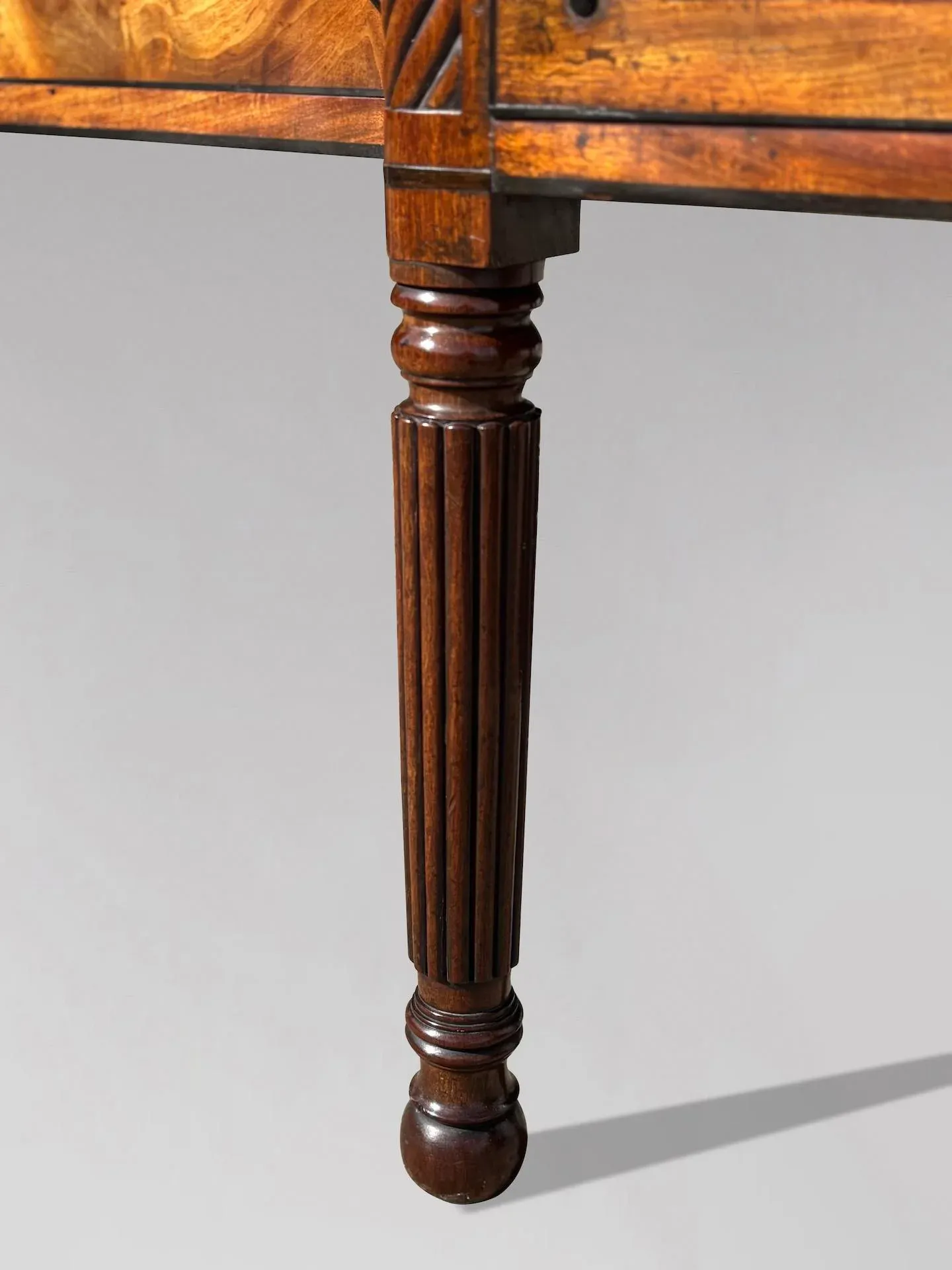 George Iv Mahogany Ebony Breakfront Sideboard, 1825