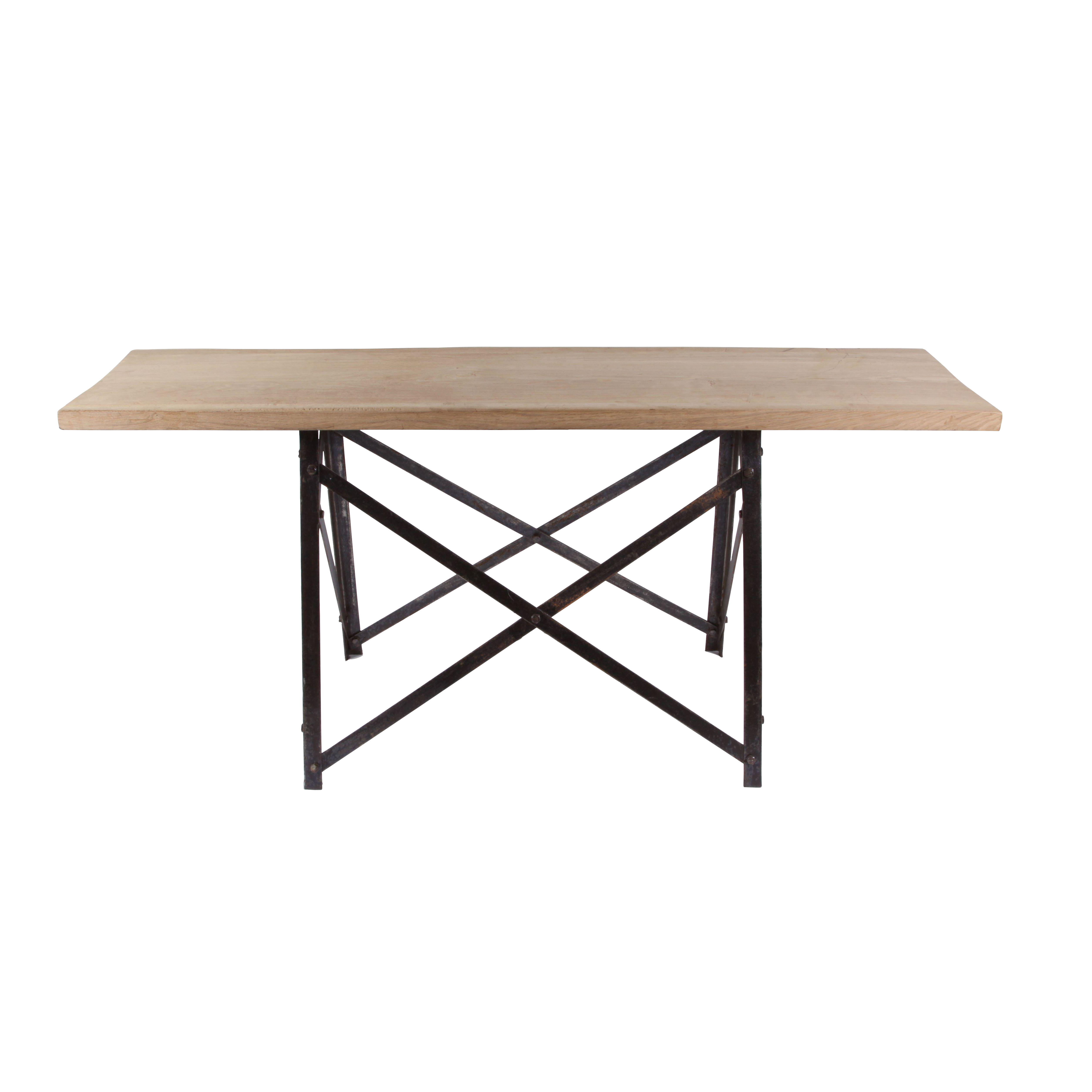 French Narrow Trestle Table Chairish