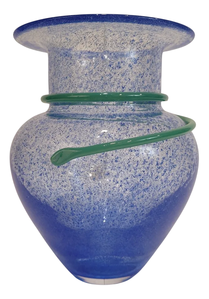 Blown Glass Vase by Monica Backström for Kosta Boda, 1980s | Chairish
