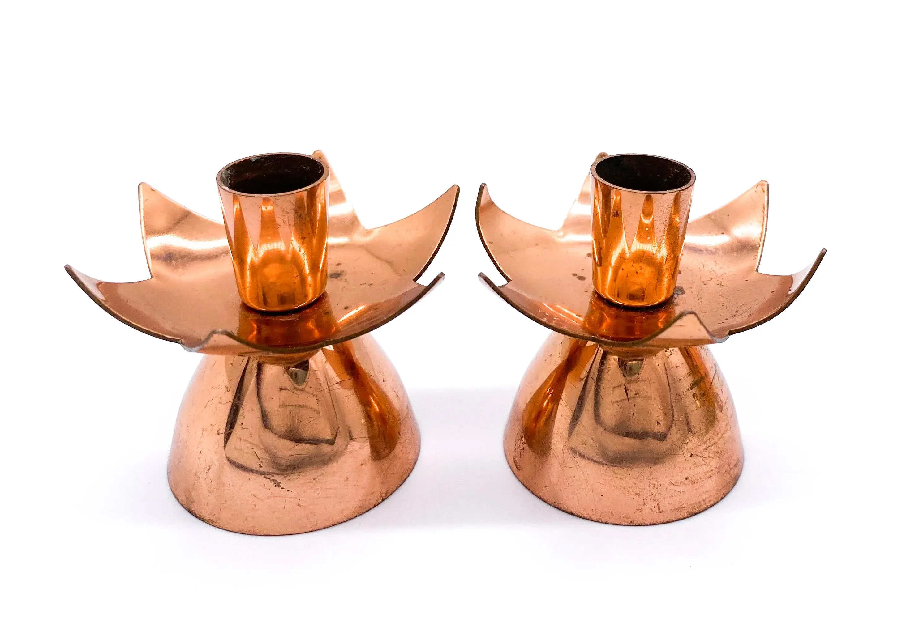 Ystad ll＊Candle stand＊・* Gunnar Ander for Ystad Metall Swedish Mid Century Modern