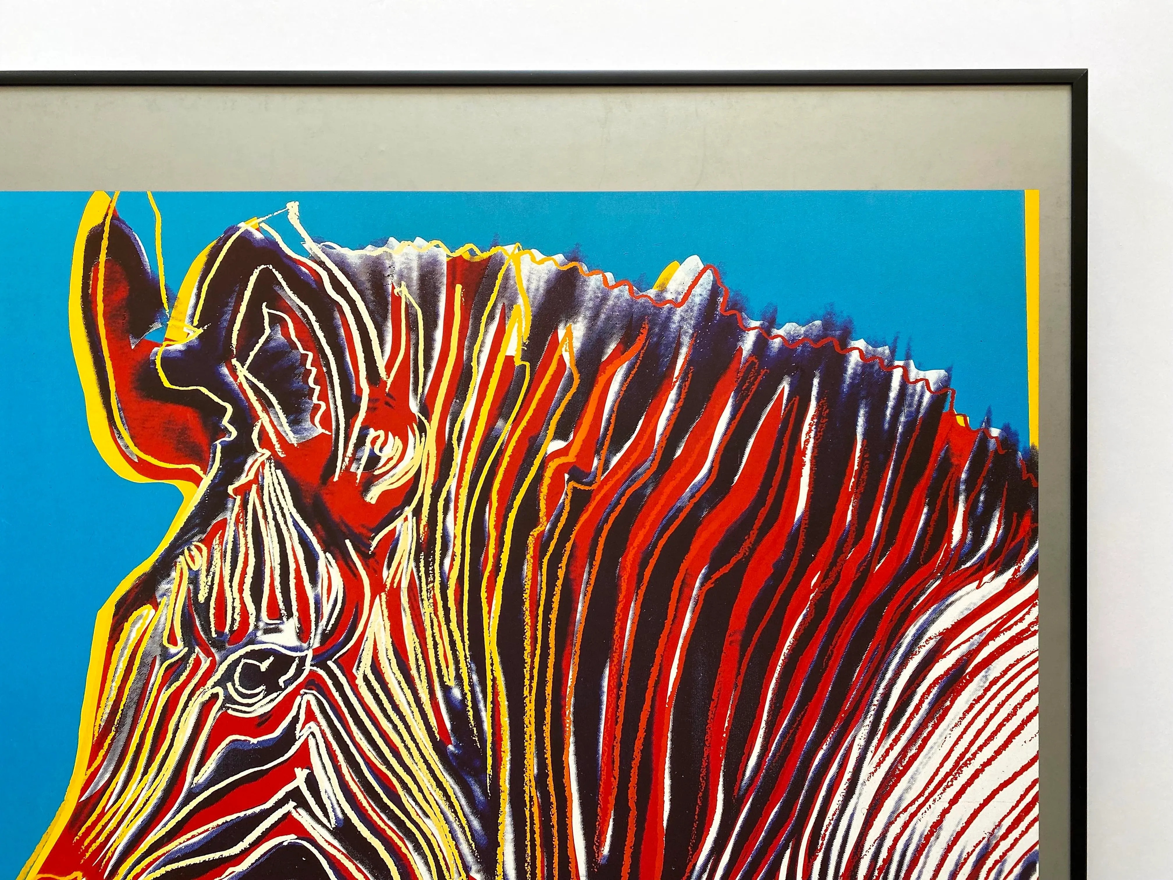 Andy Warhol Foundation Vintage 1999 Lithograph Print Framed Pop