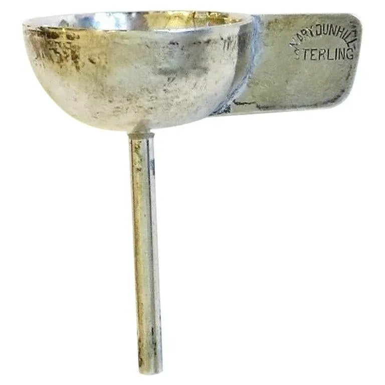 Mary Dunhill English Sterling Silver Perfume Vanity Bottle Funnel