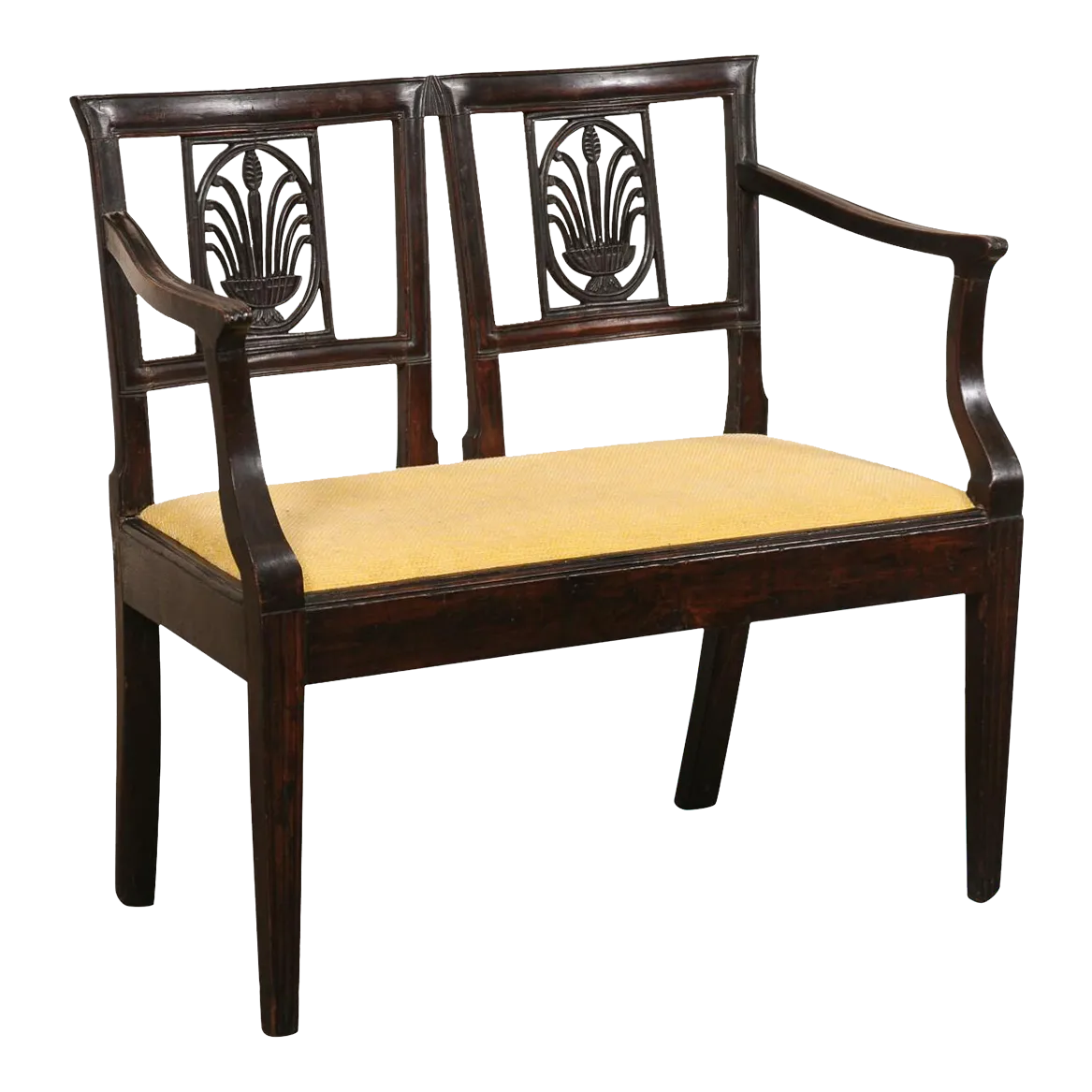 Italian Late 18th Century TwoSeat Chair Settee Chairish