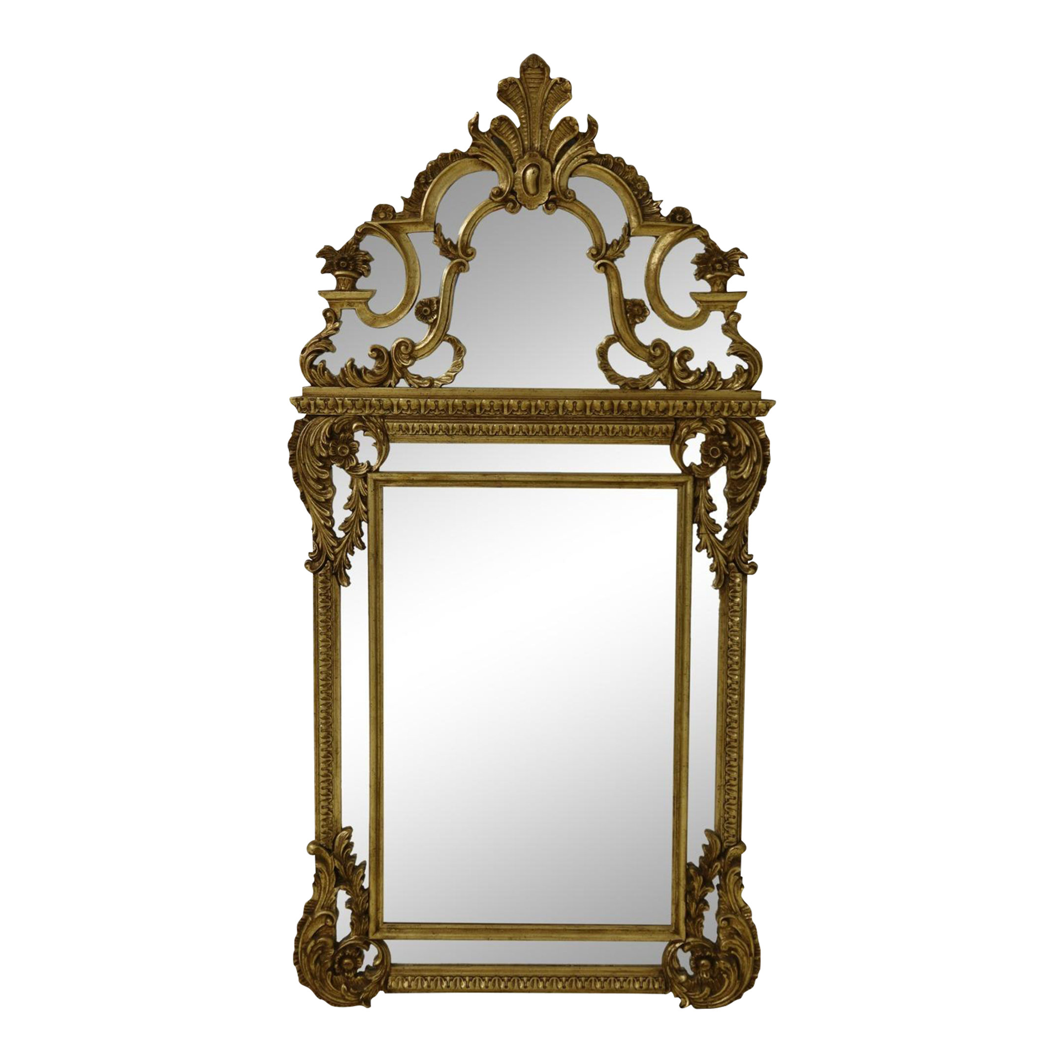 Labarge Italian Gold Gilt Decorative Mirror Chairish