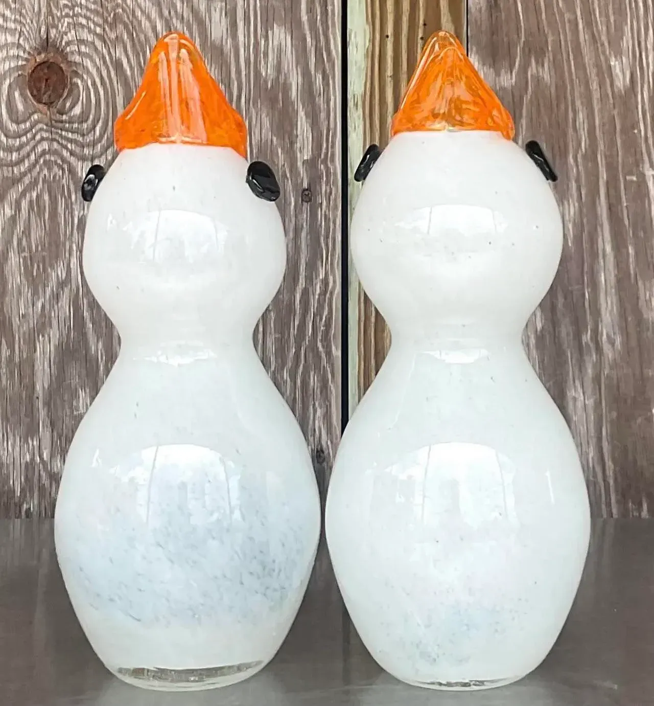 Givenchy vintage headbandVintage Boho Art Glass Bird Vases - a Pair