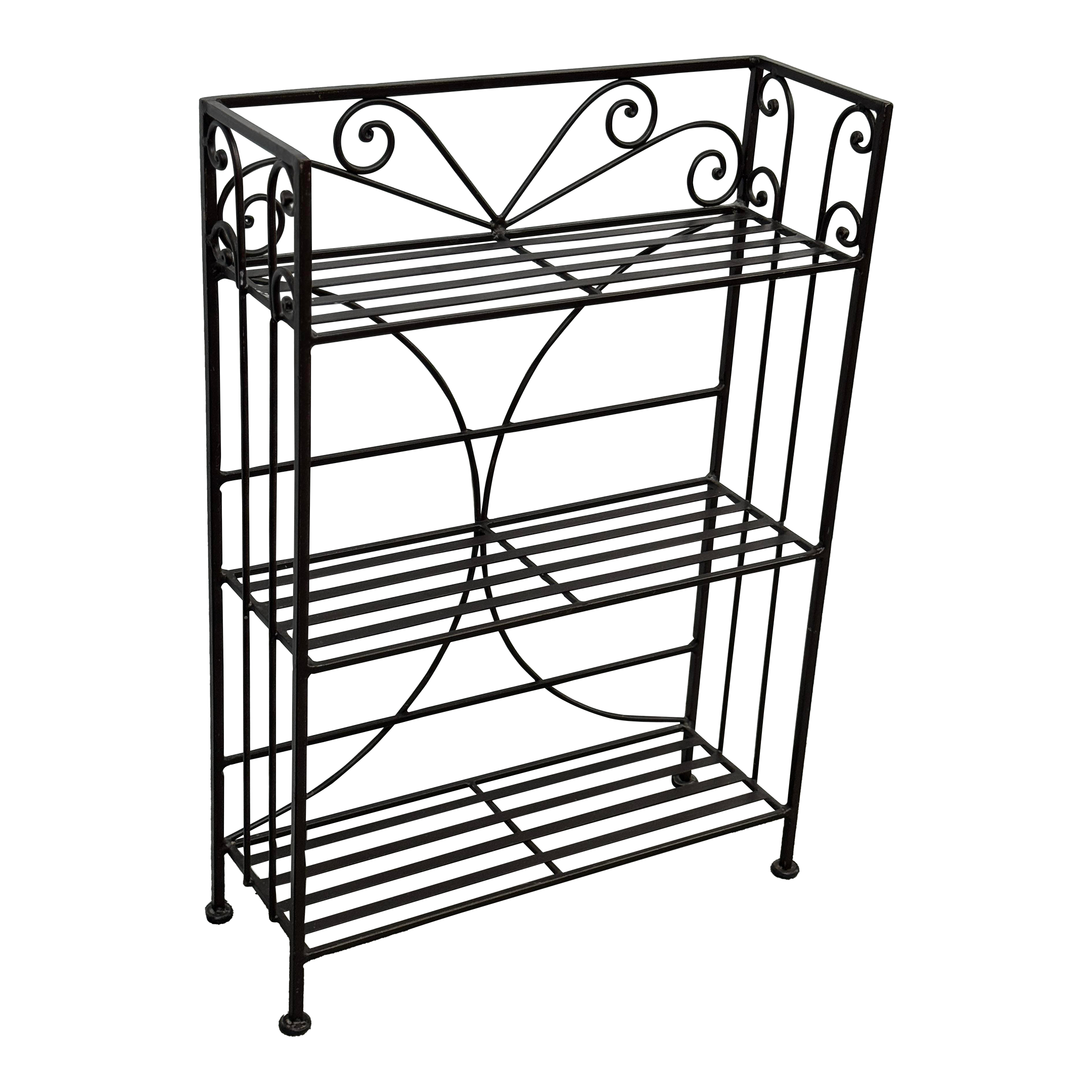 Vintage Wrought Iron Shelving | Chairish