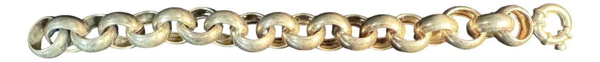 Sink FaucetLarge Mesh Bracelet in Silver, 1970