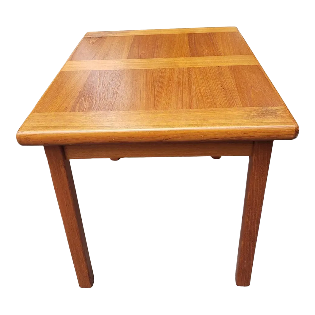 Abj Denmark Danish Modern Teak Side Table | Chairish