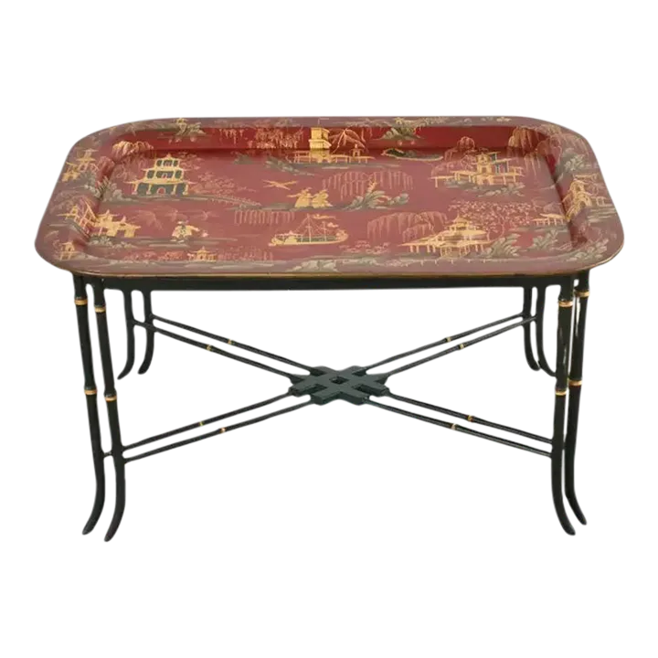 Vintage Tray Tables Chairish