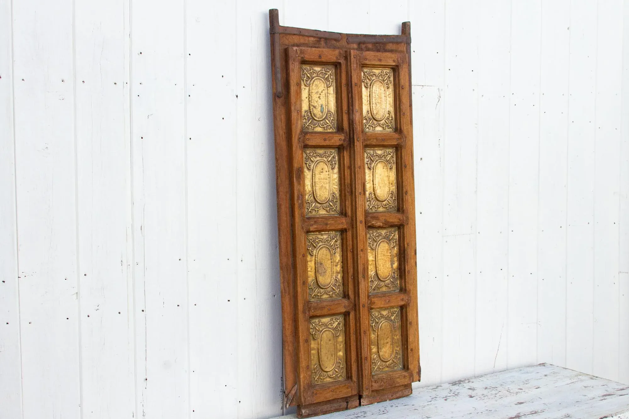 Antique Brass Inset Indian Doors