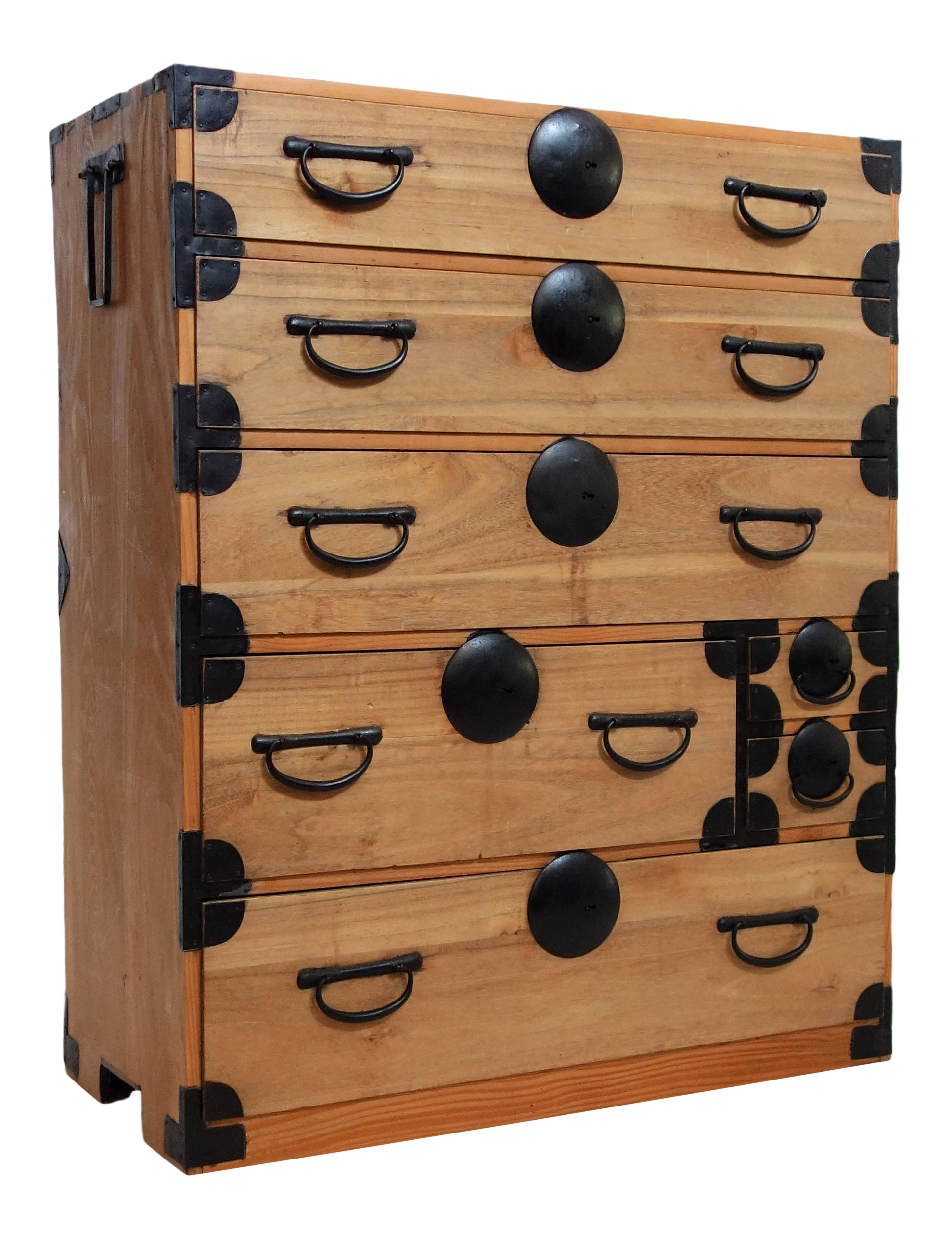 Late 19th Century Japanese Meiji Tansu Chest Chairish