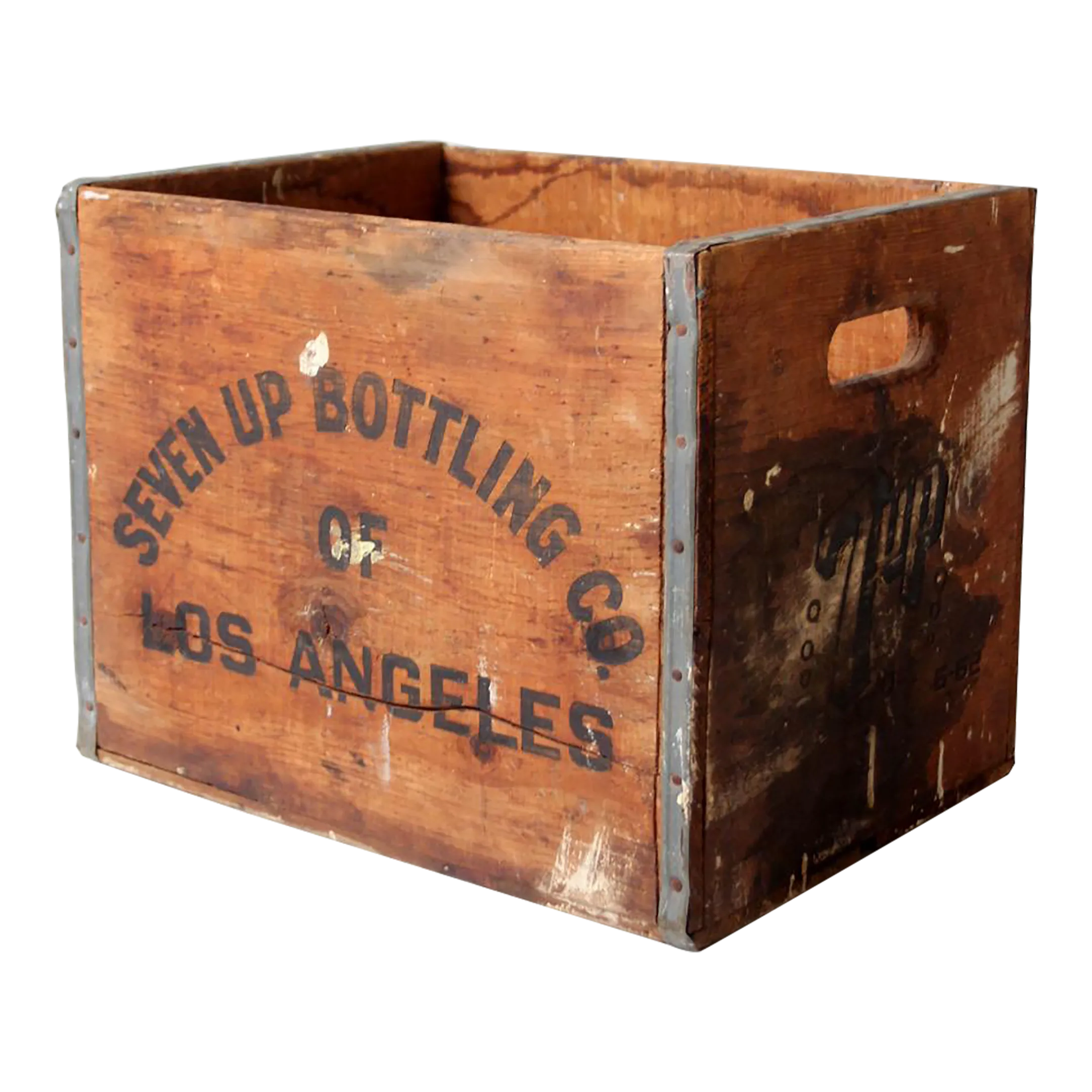 vintage USA70's 7up wood crate 木箱 vintage-7up-wood-crate-3011