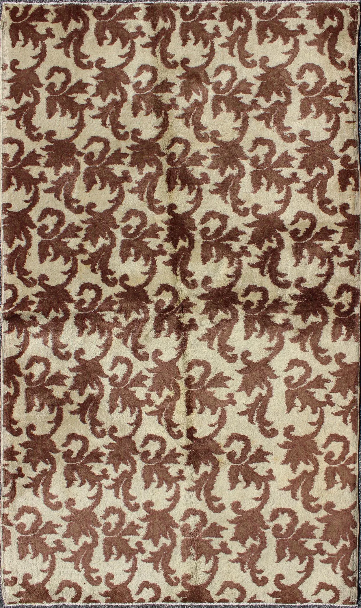 Vintage Mid-Century Turkish Rug - 3′11″ × 6′11″
