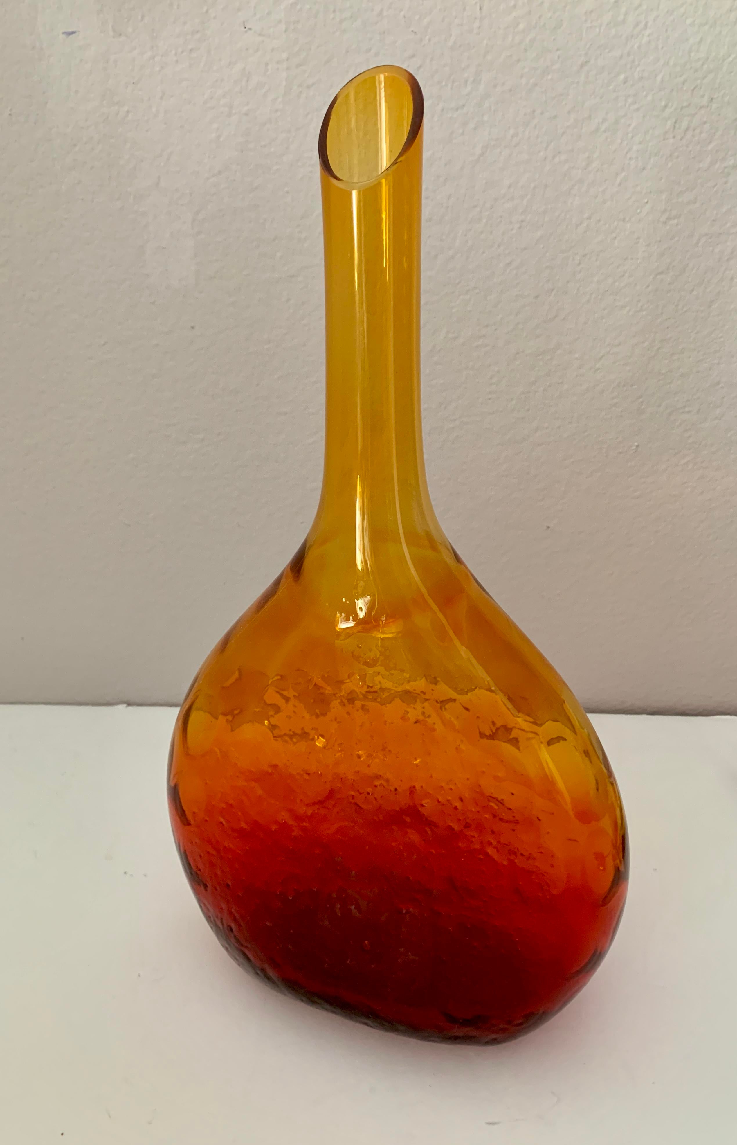 1960s-blenko-tangerine-vase-