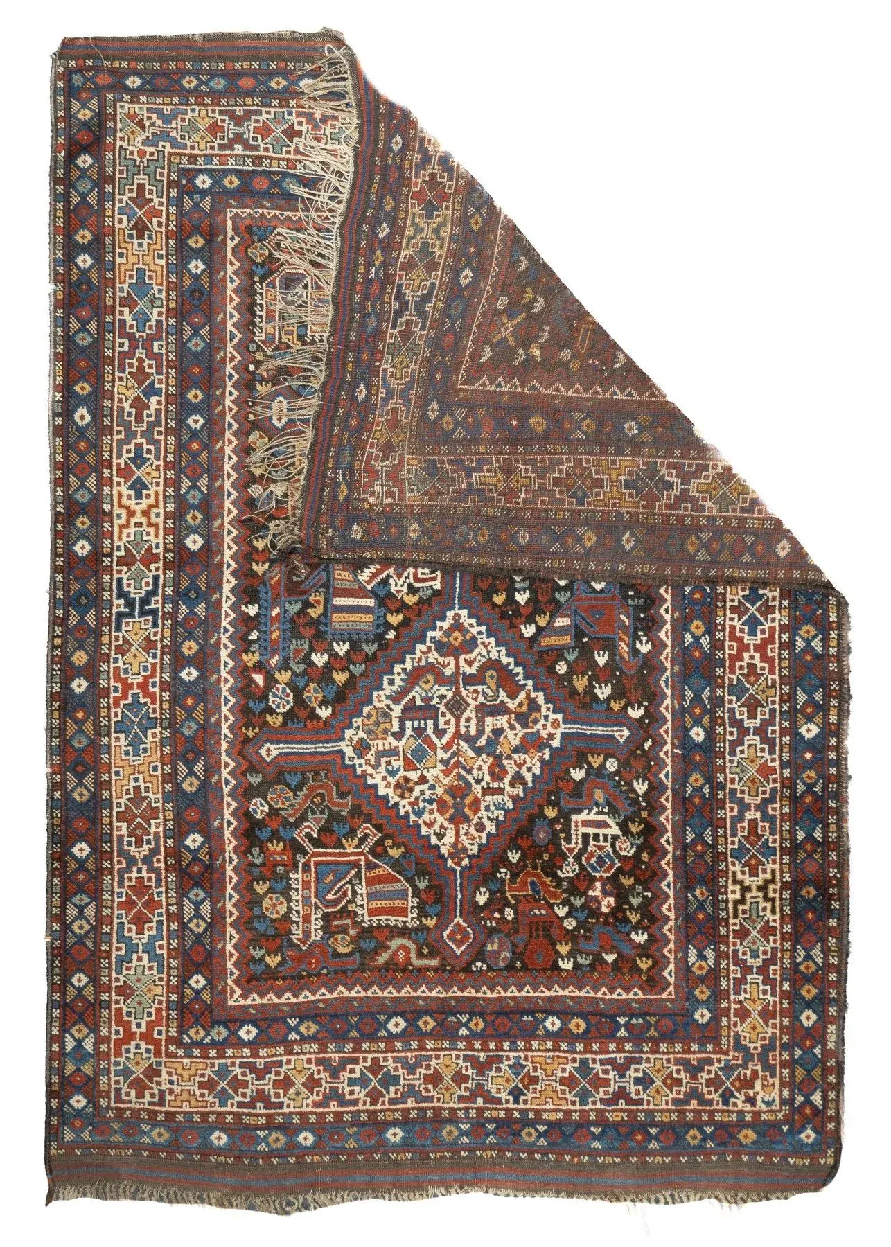 Antique qashqai rug最終値下げ！ Antique Qashqai Rug | tribalcollections