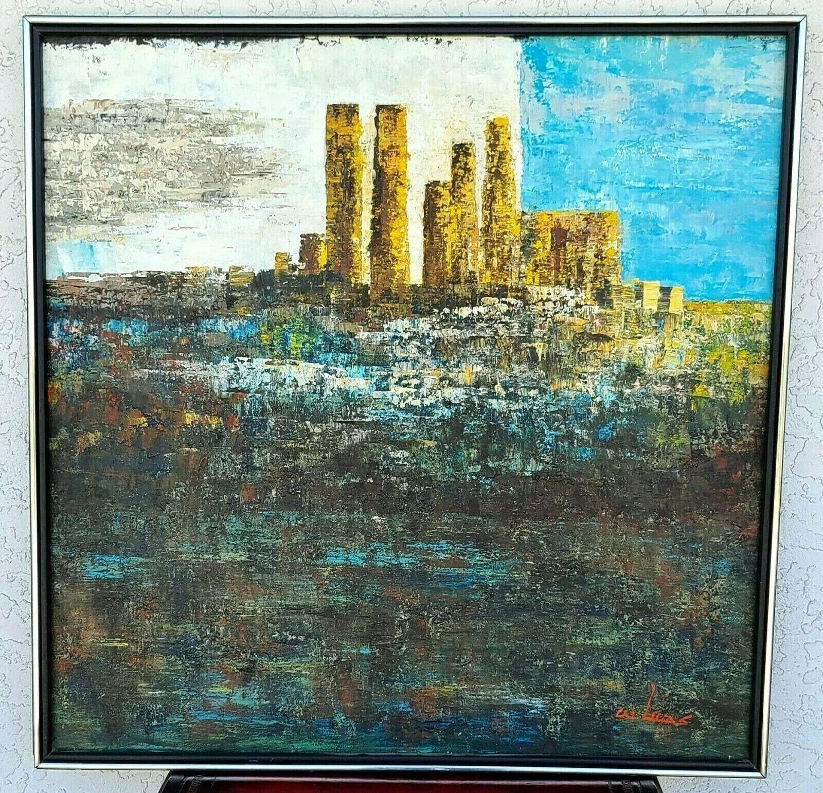 Swim 油絵 oil painting 絵画 原画 abstract Swim 油絵 oil painting 絵画 原画 abstract 原画】油絵 （予約