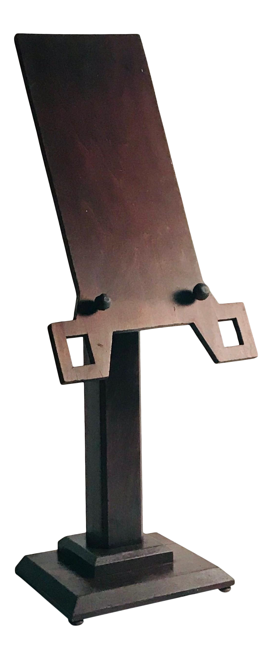 Charles Rohlfs Style Arts and Crafts Table Top Book Stand Chairish