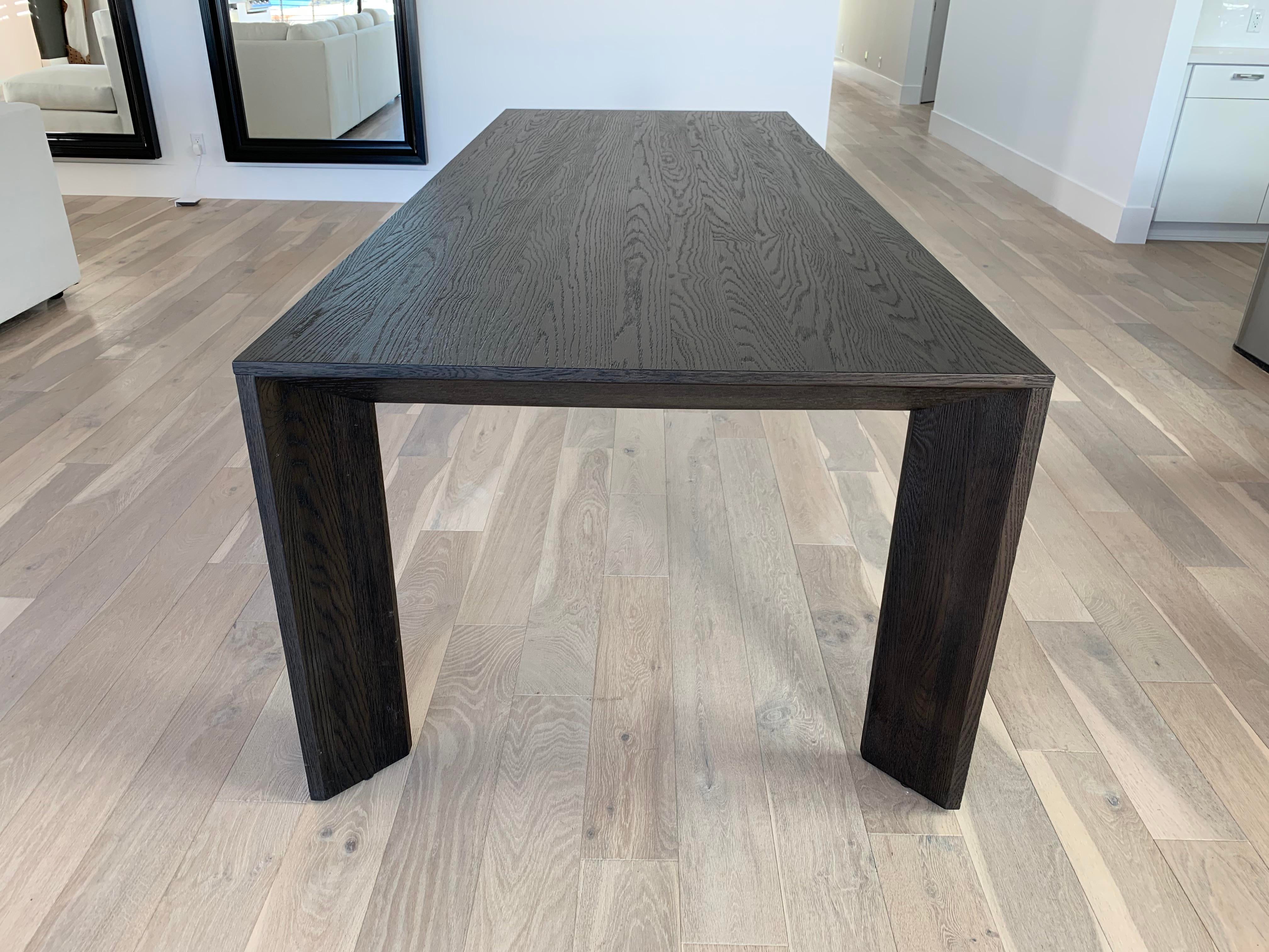 Restoration Hardware Arles Rectangular Dining Table Brown Oak 108