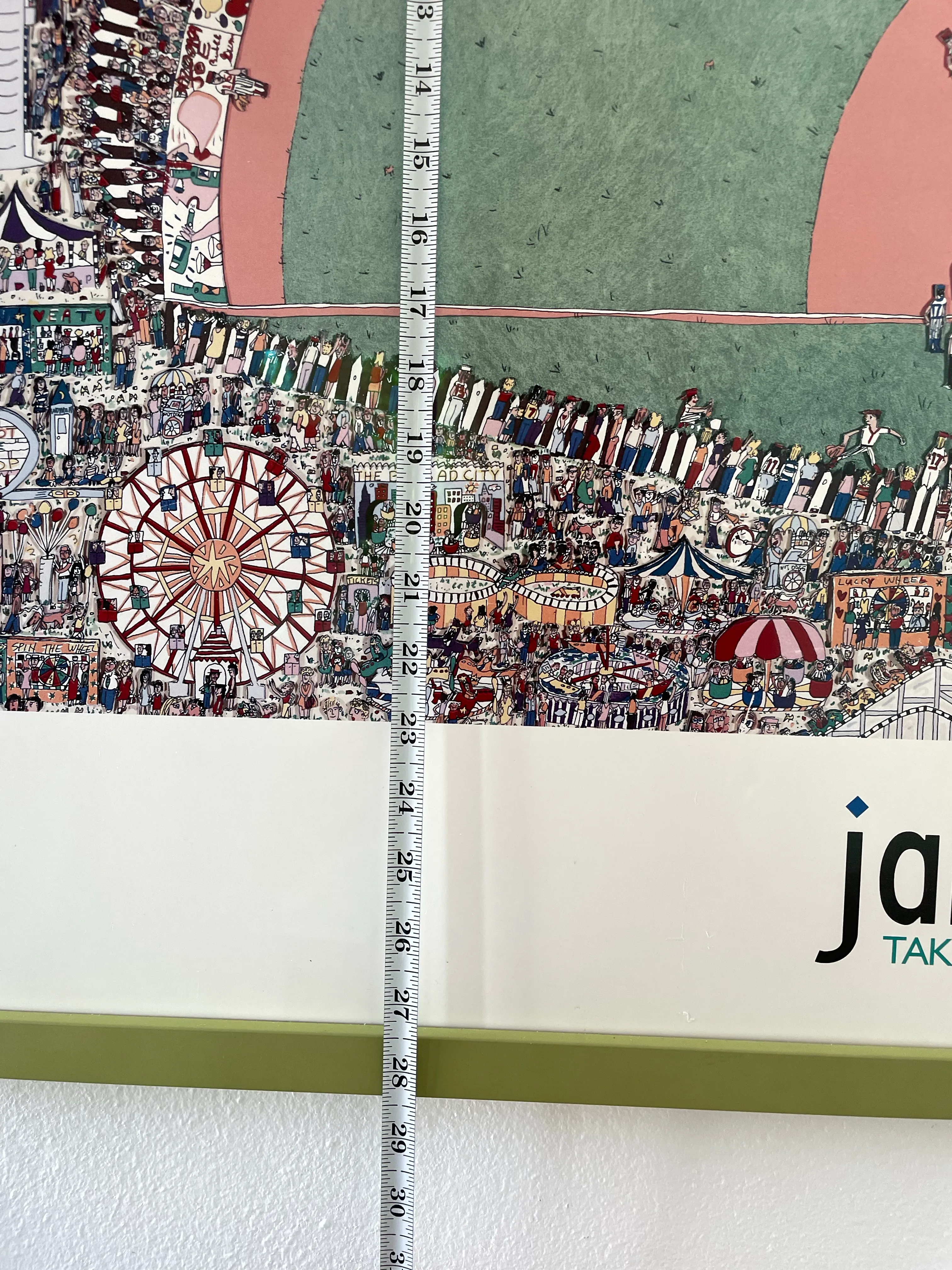 1990s James Rizzi Print 