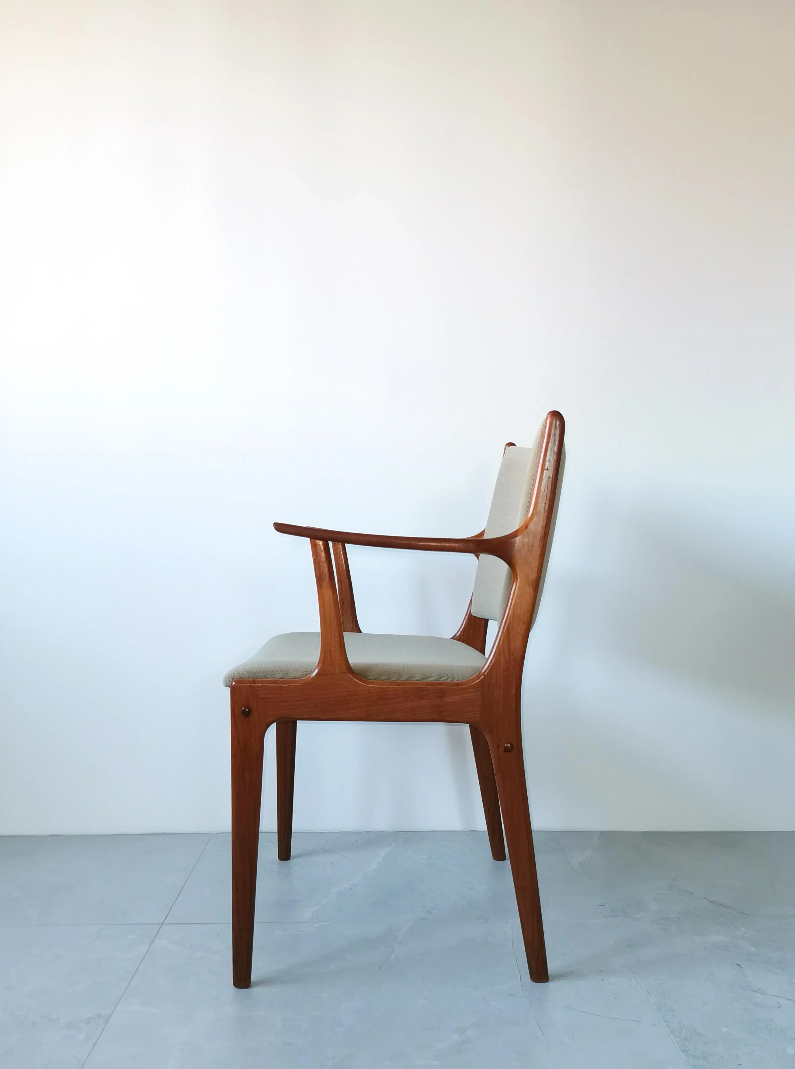 デンマーク Johannes Andersen ローズウッド 本革 Uldum Rosewood Armchair by Johannes Andersen for Uldum Møbelfabrik