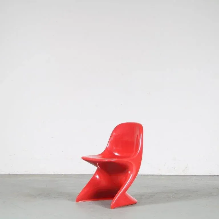 Red Casalino Children's Chair by Alexander Begge for Casala