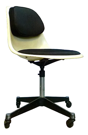 PSC Fiberglass Desk Chair by Charles & Ray Eames for Herman Miller, 1950s