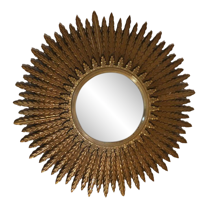 MidCentury Syroco Sunburst Mirror Chairish