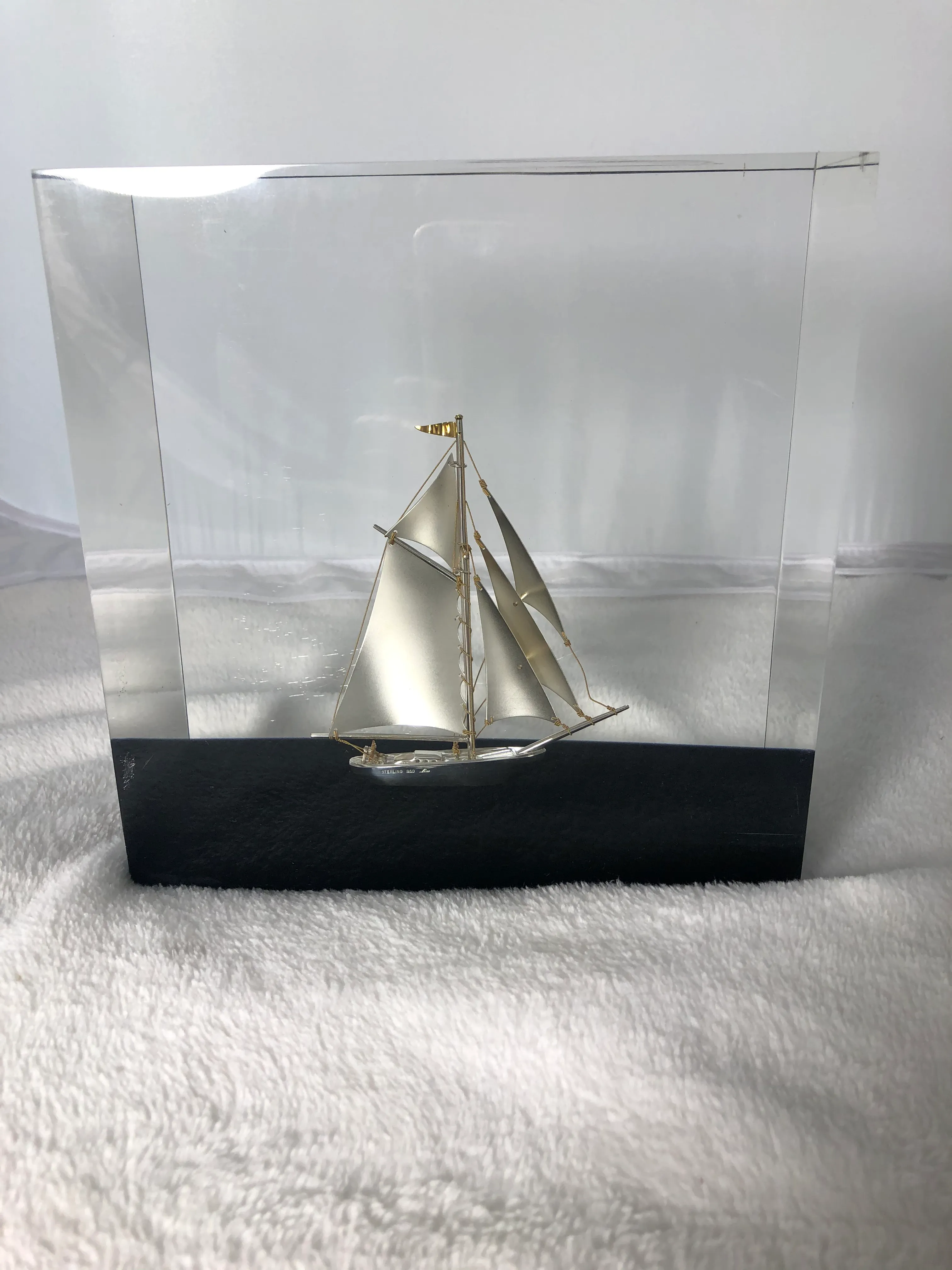 耐熱 二層 足あとぐらす (M) 銀製ヨットSTERLING SILVER960 | iuggu.ru