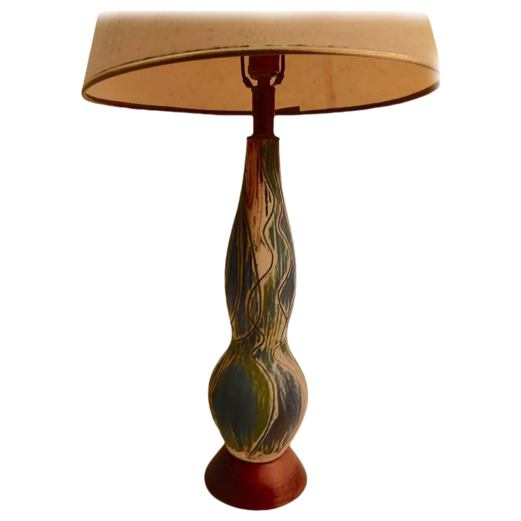 Mid Century Art Pottery Lamp Chairish
