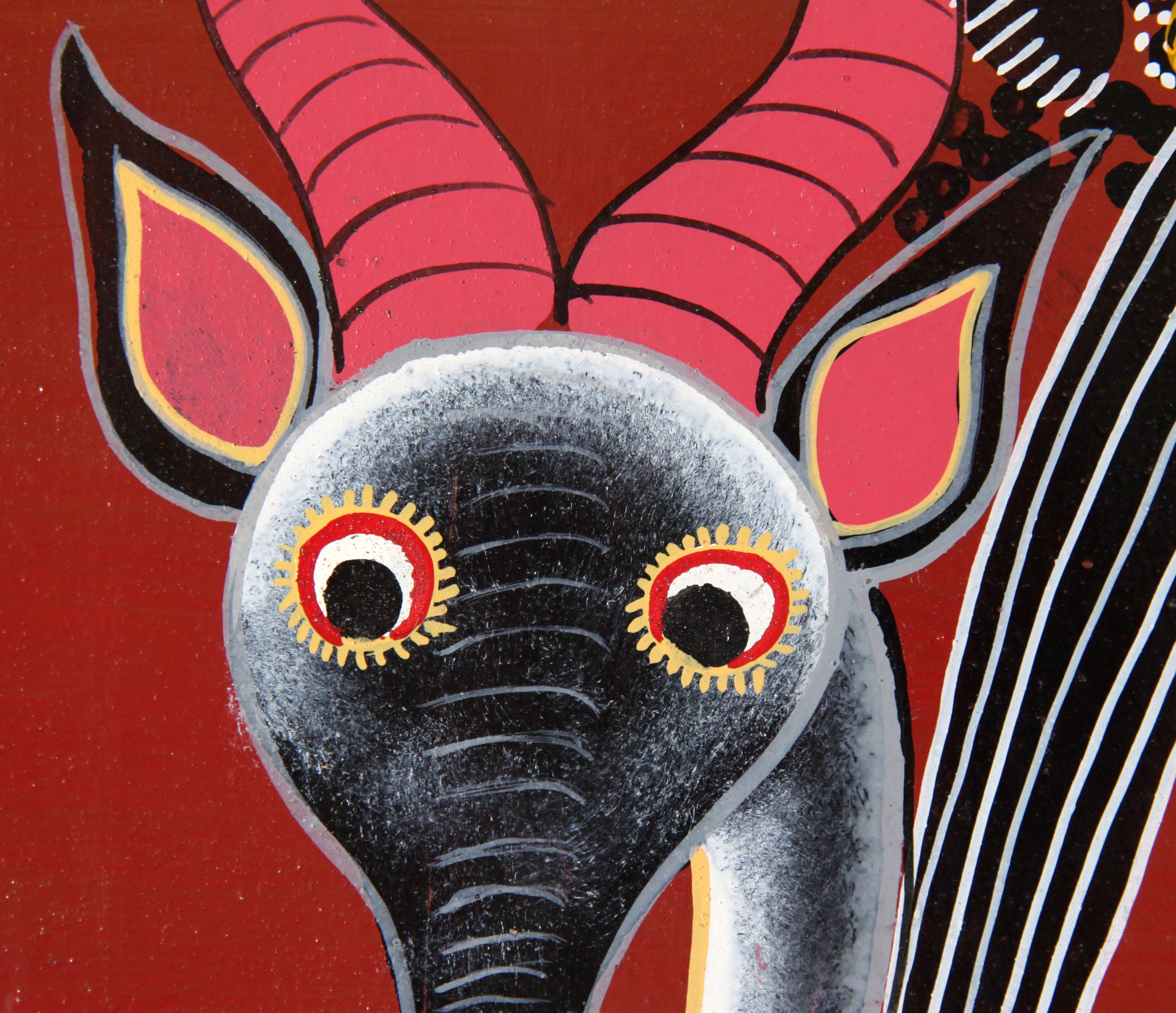 Tingatinga Tinga Tinga Paintings - Jafary Mimus & Stefano