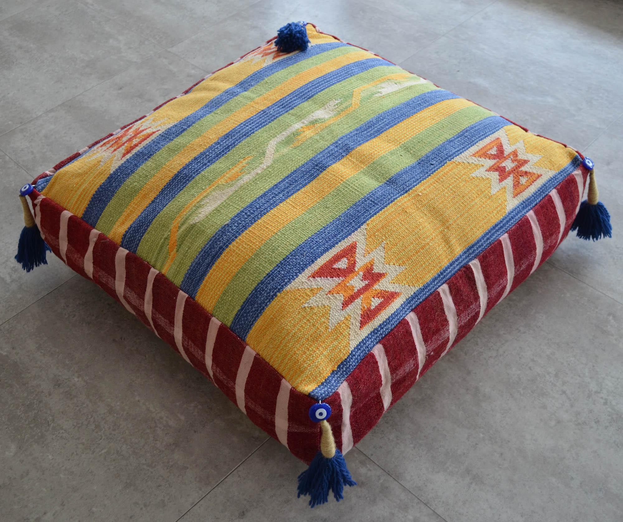 Large turkish top floor cushions