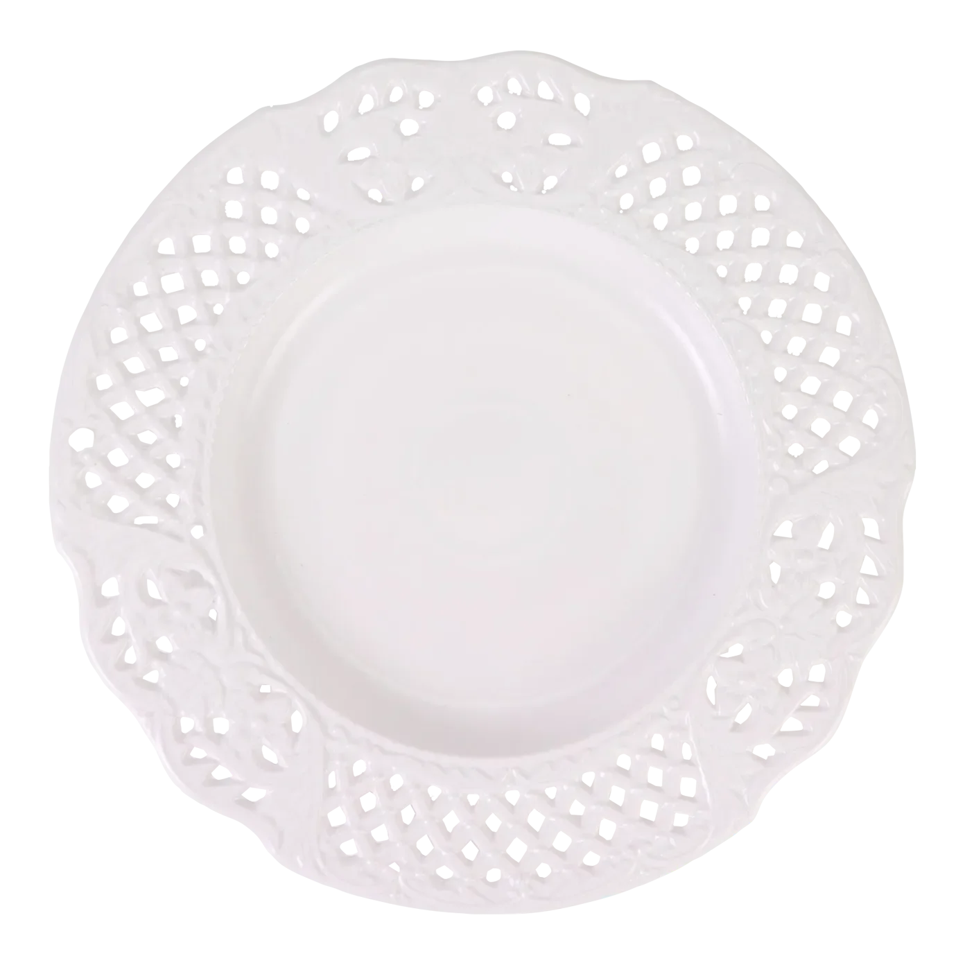 Vintage white plates cheap