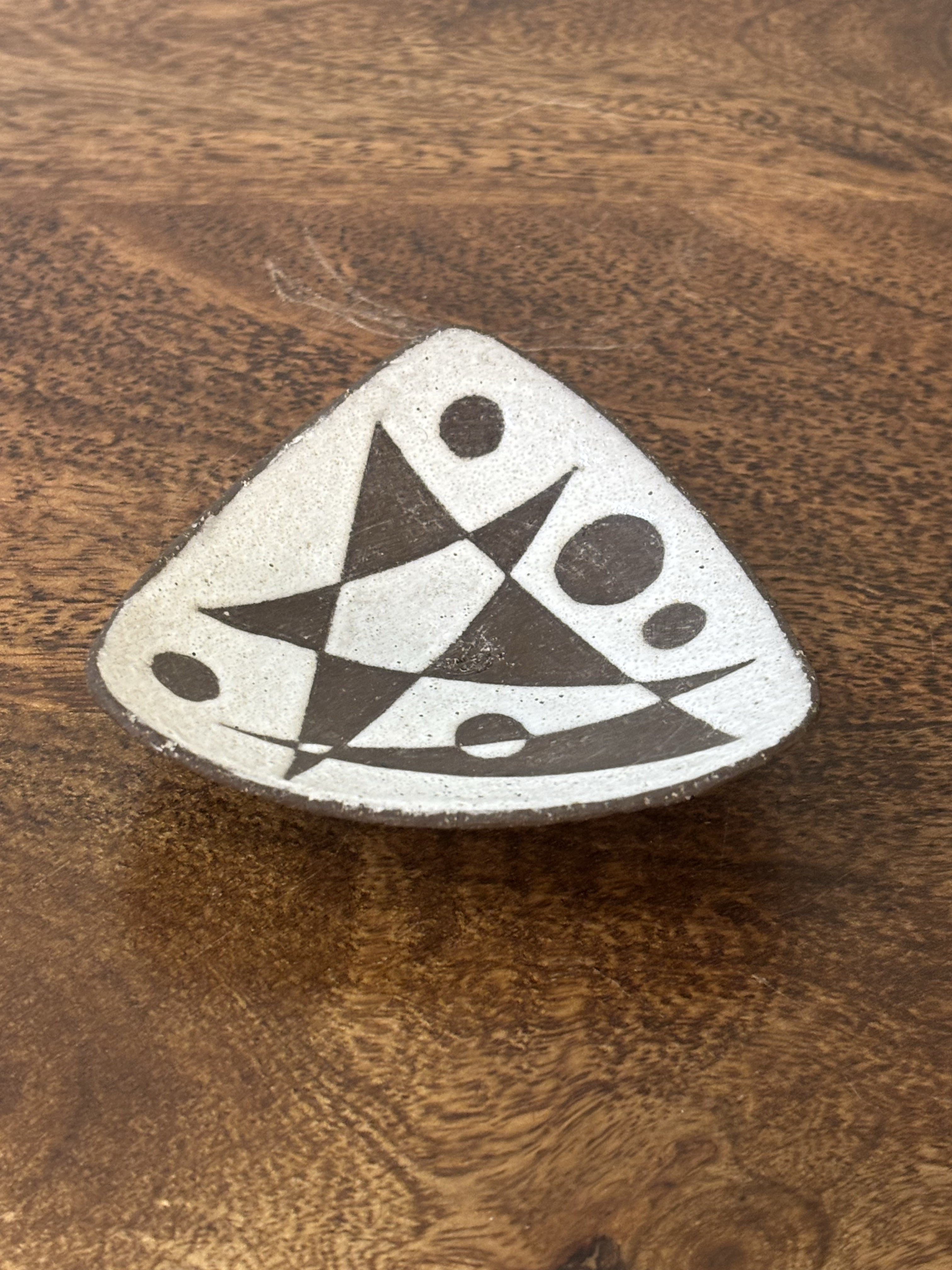 Vintage 1950s Thomas Toft Mid-Century Studio Pottery Dish, Denmark