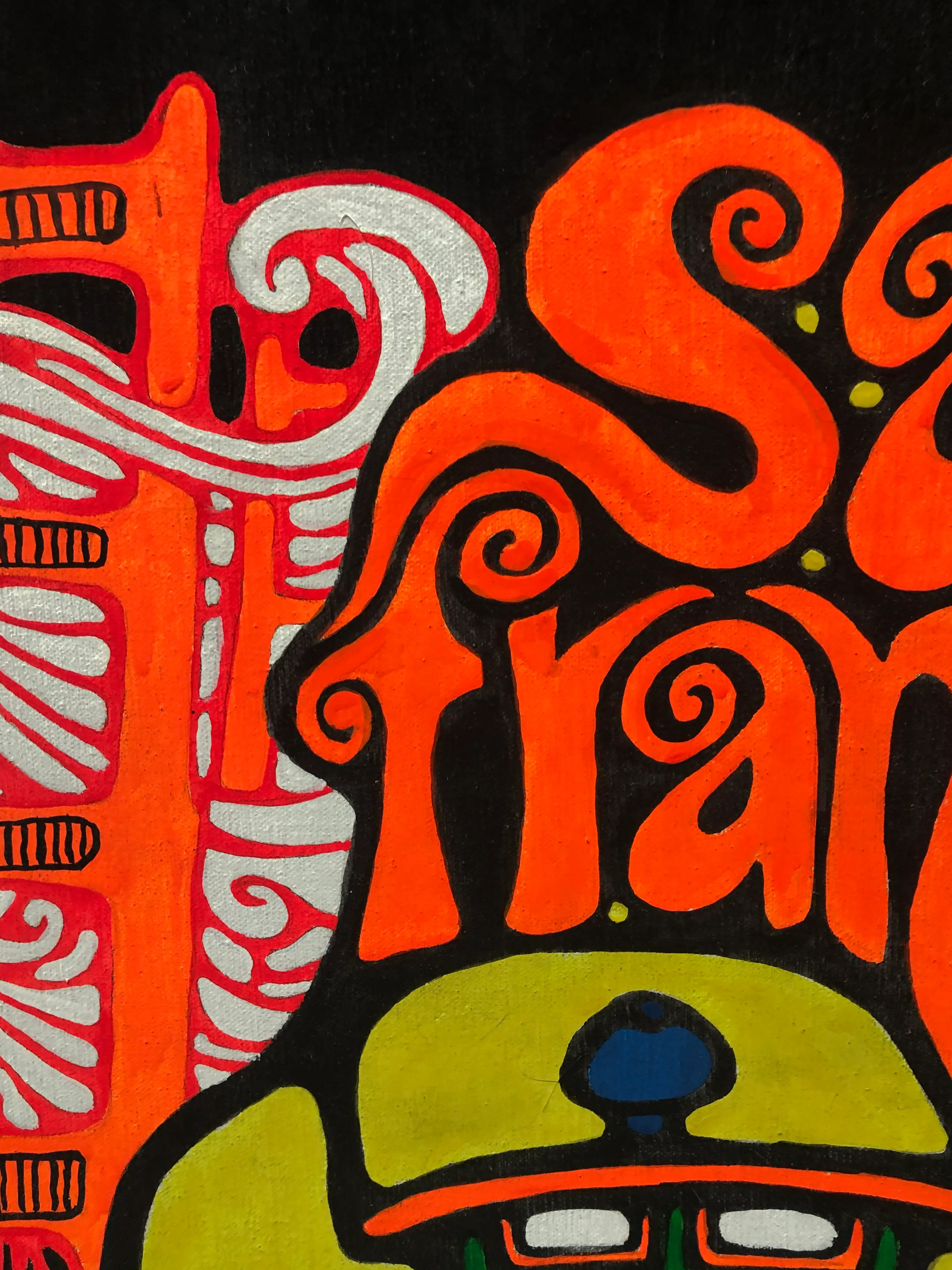 San Francisco Blacklight Painting of Imagery | Chairish, image size:3024x4032