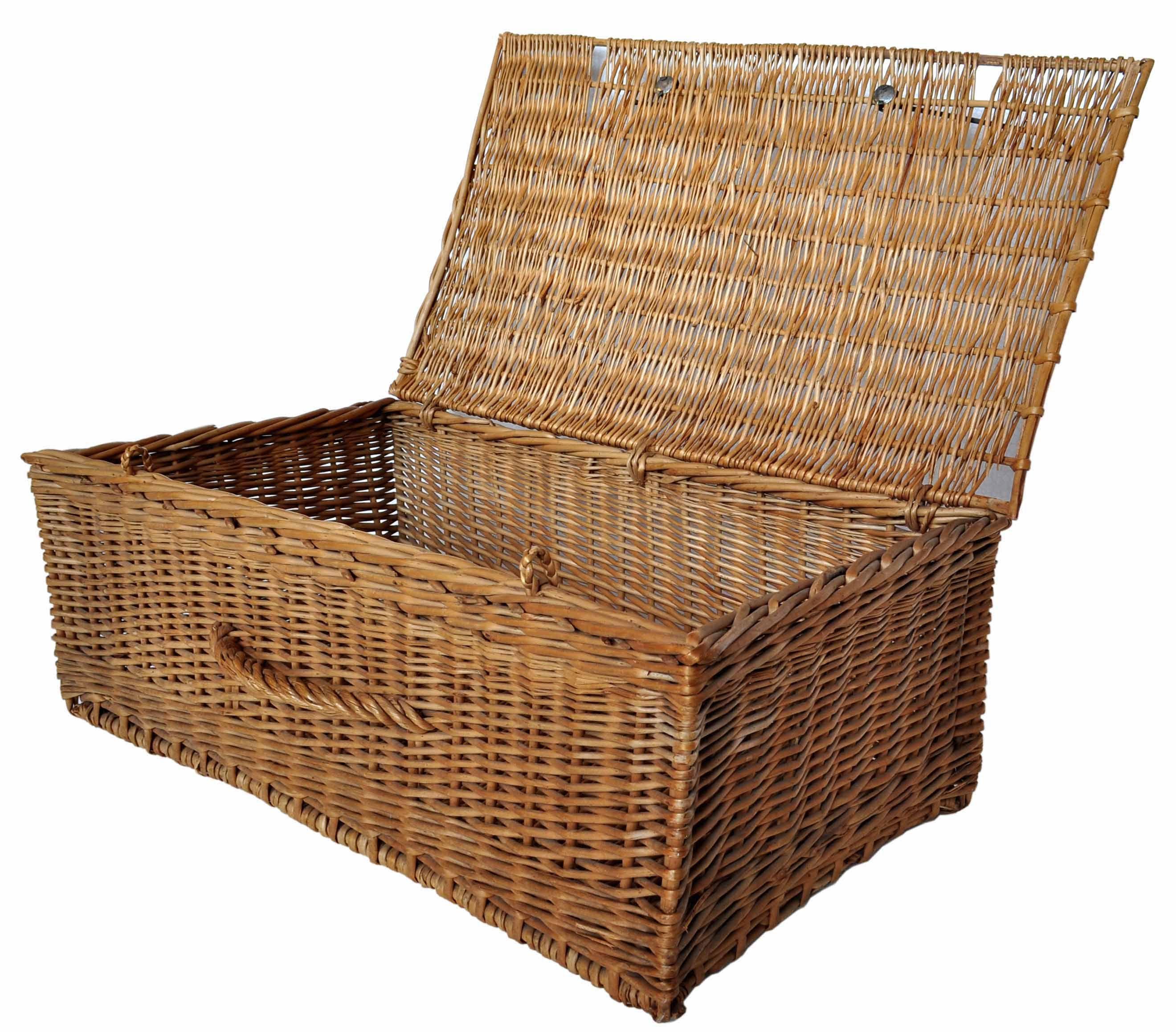 Vintage French Picnic Basket Chairish