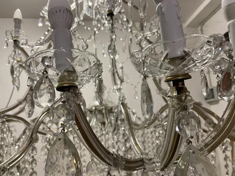 Vintage Crystal Chandelier 37 Lights