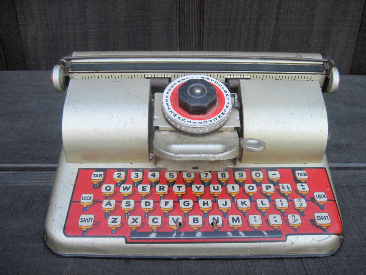 Beerwin Superior Toy Typewriter | Chairish