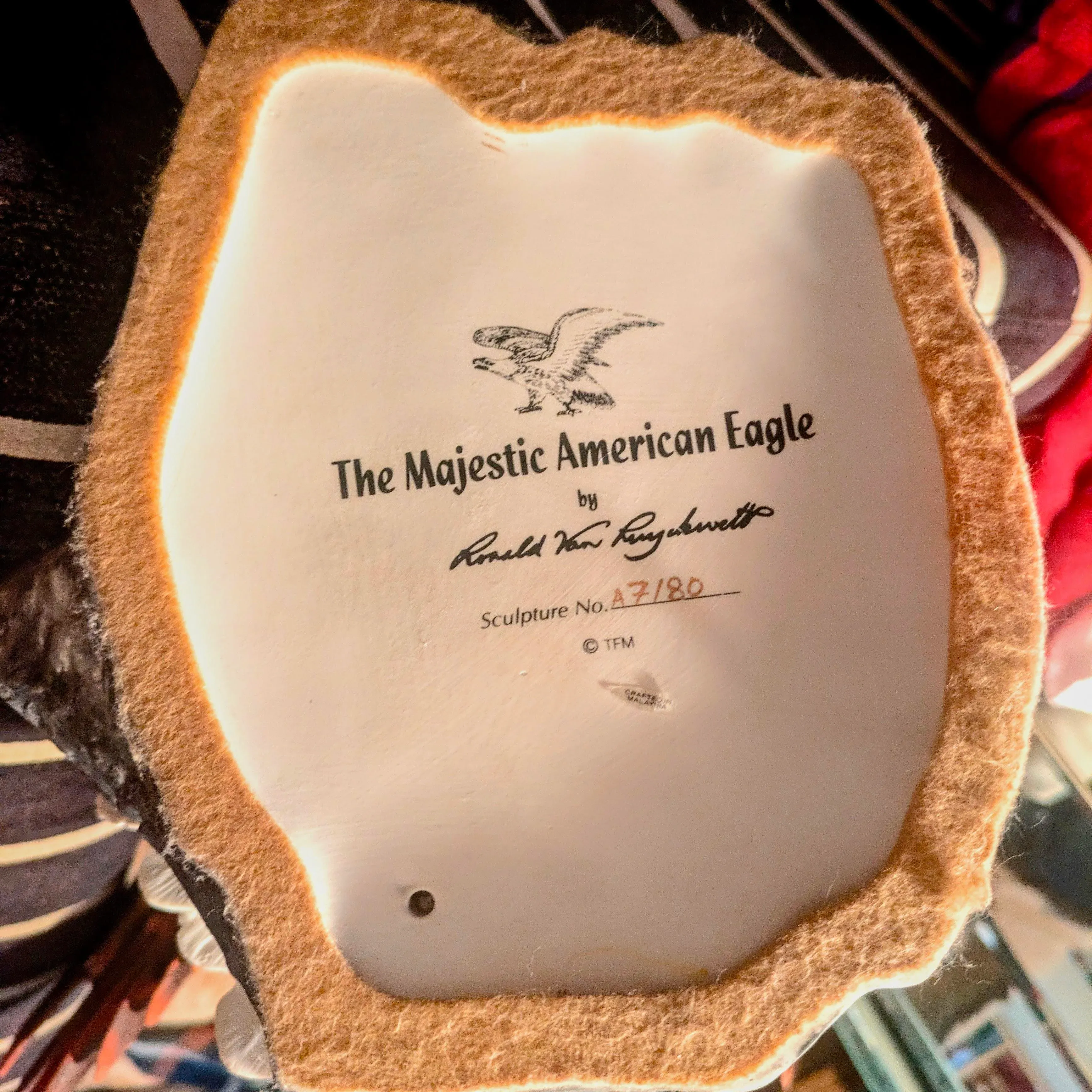 1989 the American Bald Eagle A7/80 by Ronald Van Ruyckevelt for