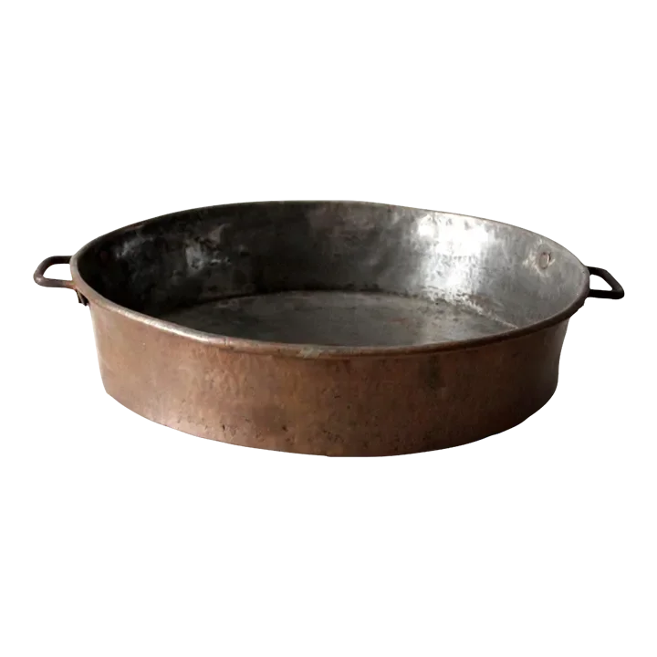 Antique Hammered Copper Pan Chairish