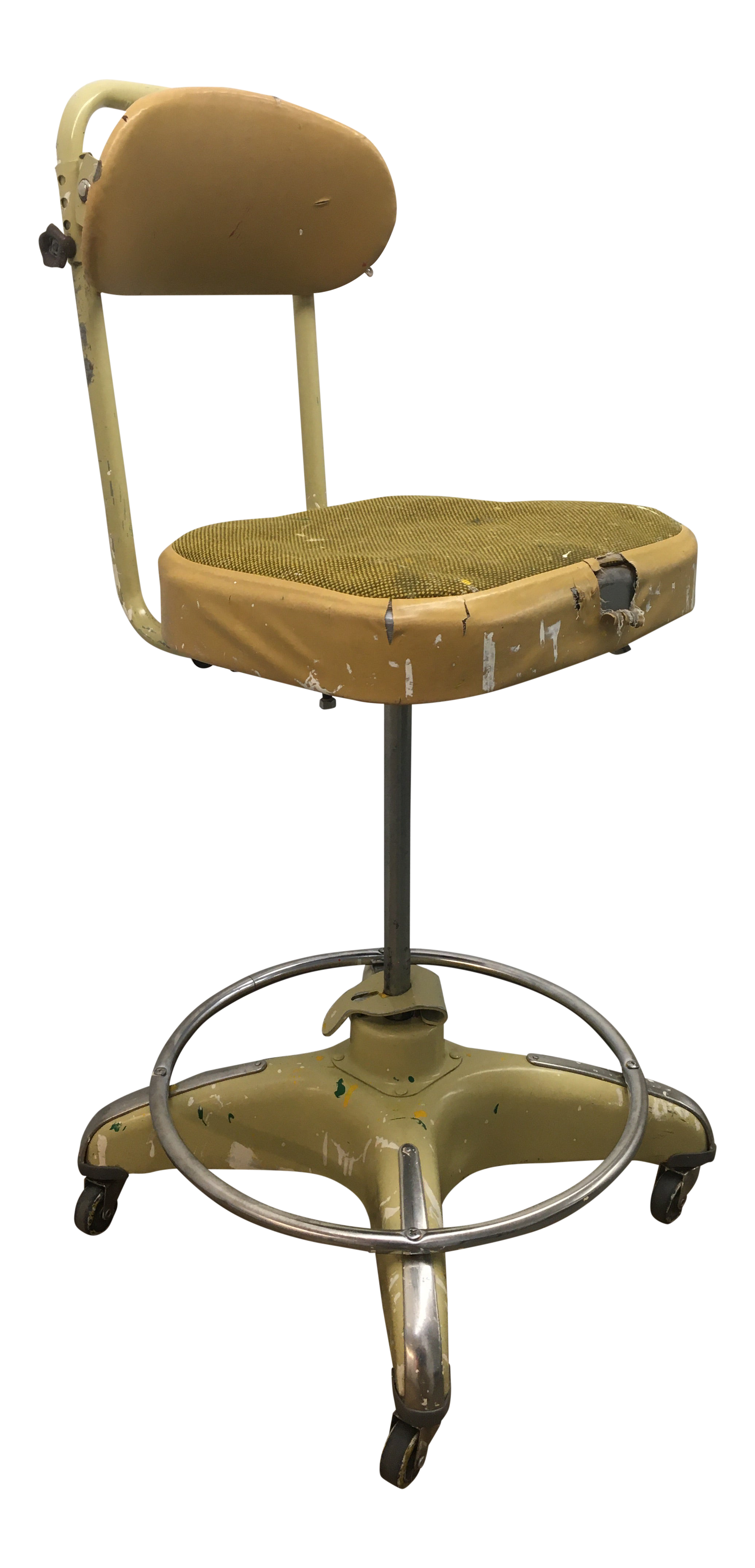 Gold drafting chair sale