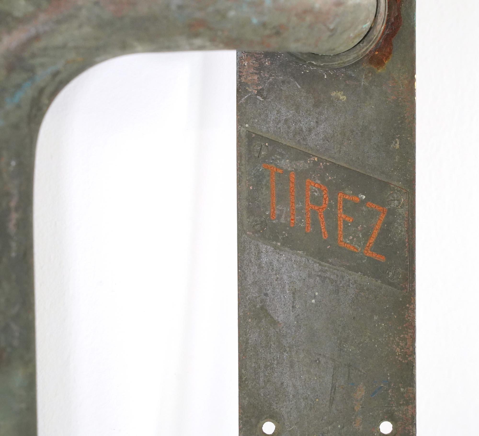 Vintage European 29.25 In. Tirez Brass Front Door Pull