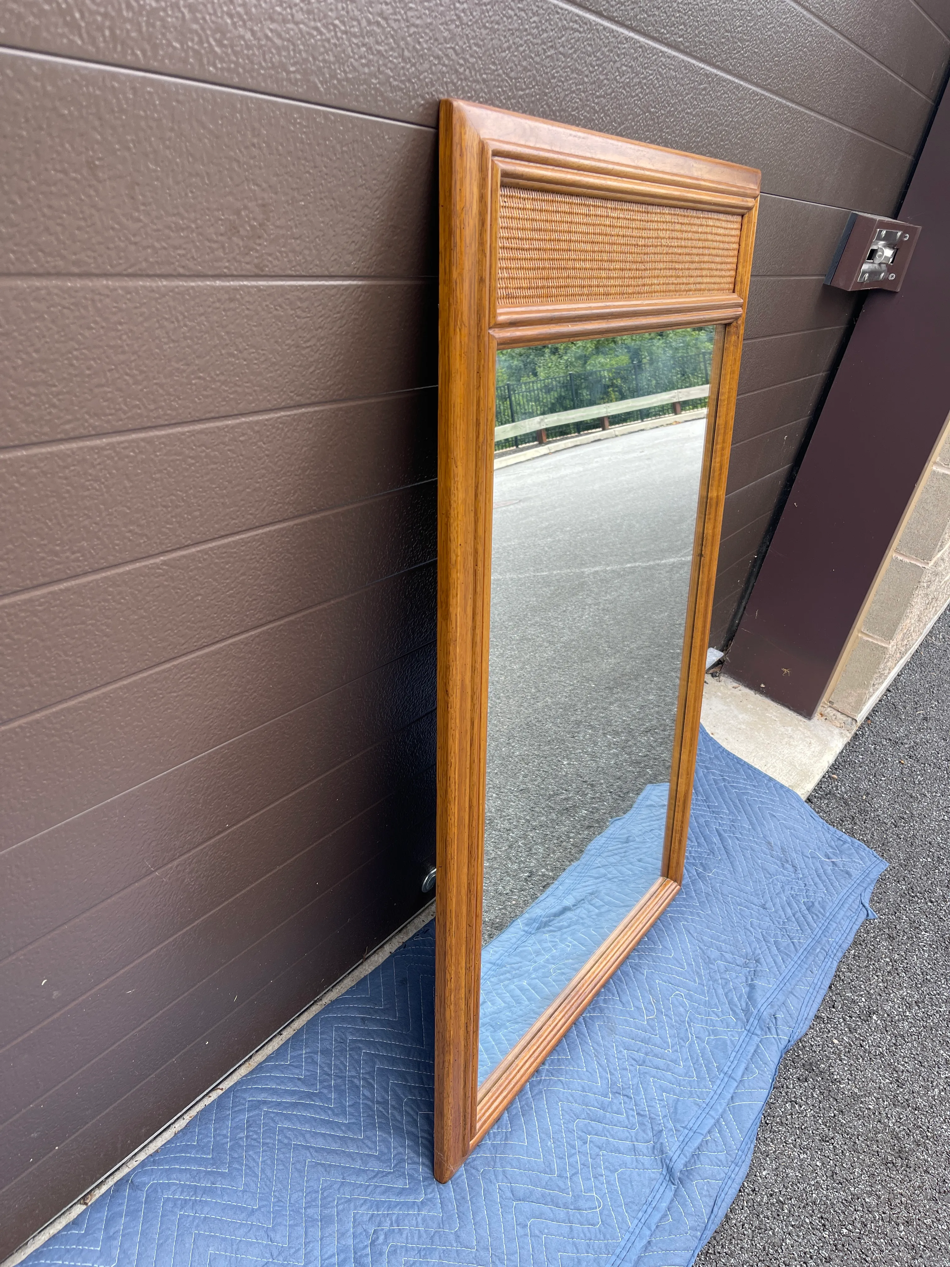 DREXELドレクセル★壁掛けミラー★ウォールミラー★ VINTAGE ≫ヴィンテージ*USA ドレクセルヘリテイジ*木 無垢材 ウッド