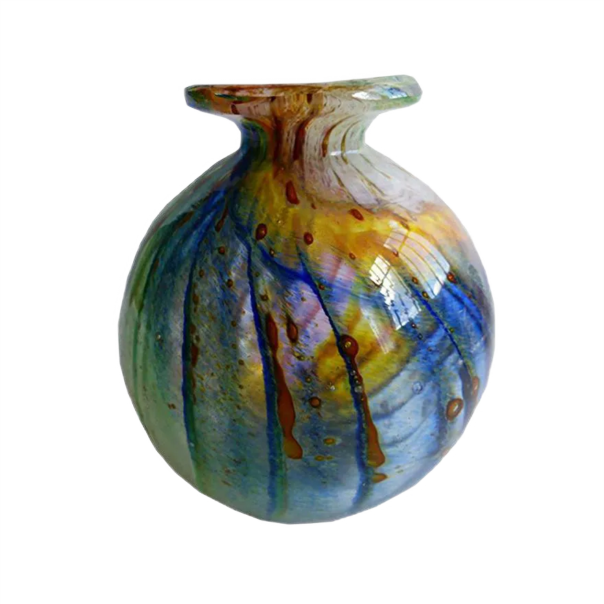 Blown Glass Vase from Mdina Glass Malta, 1960s Chairish
