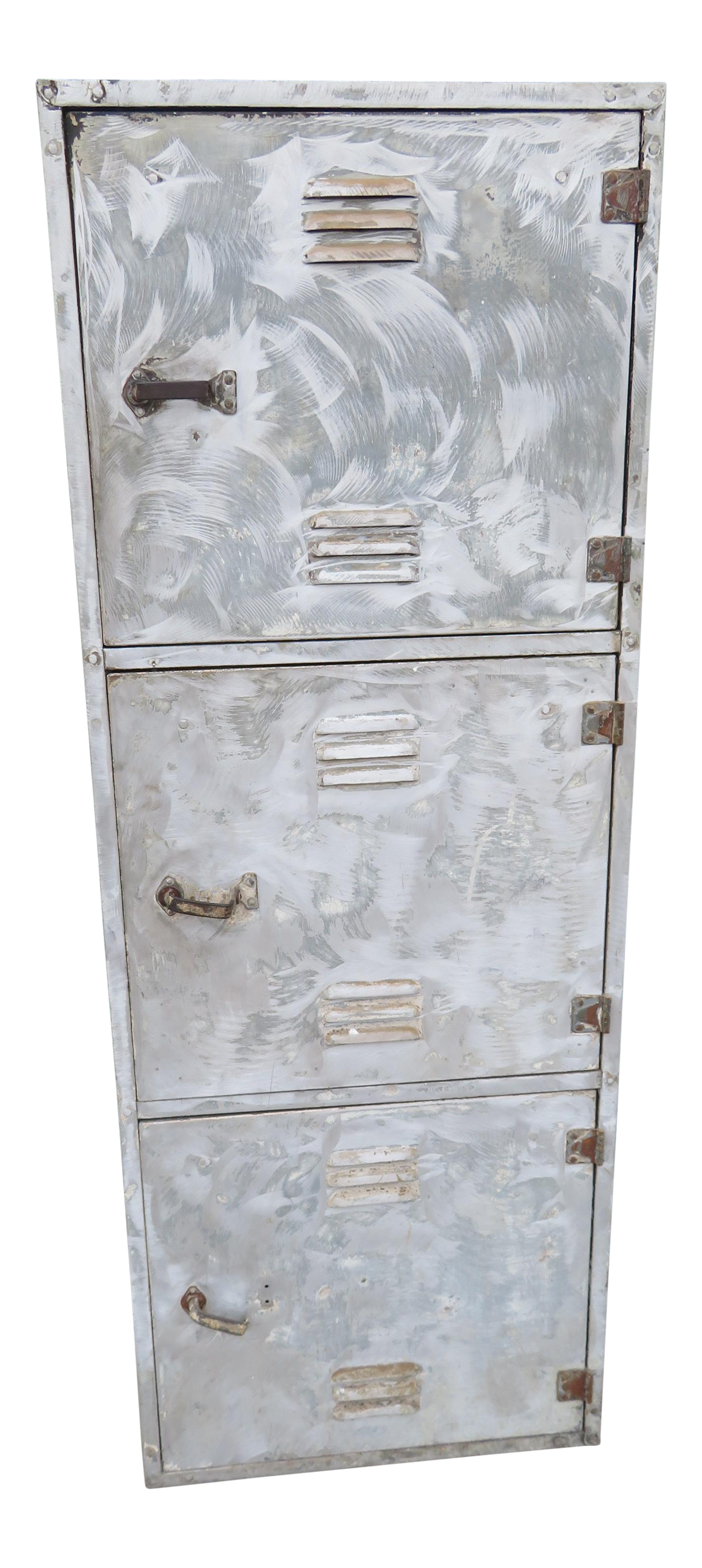 World War Ii Era Metal Submarine Locker Storage Cabinet Chairish