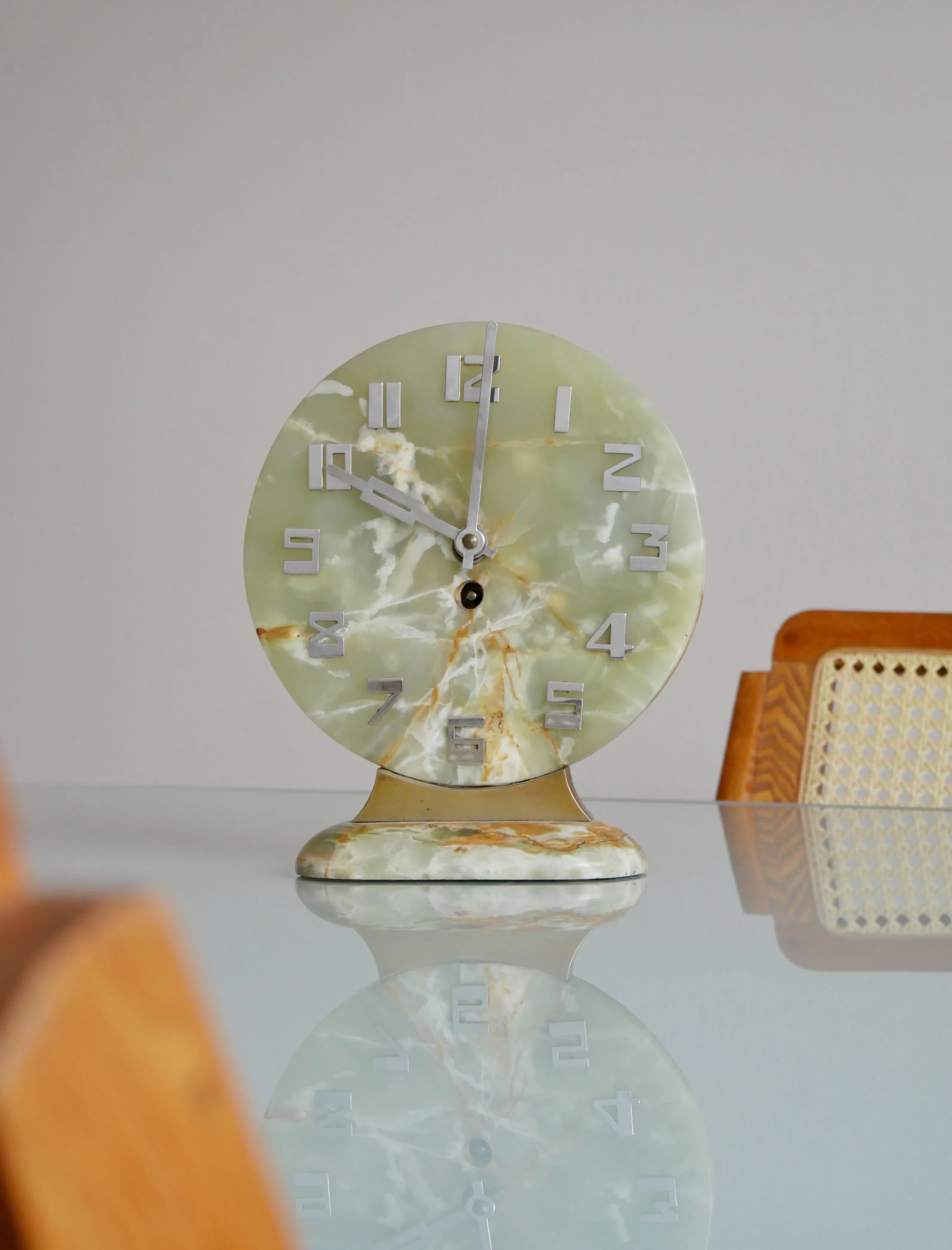 Vintage Art Deco Table Clock, 1930s
