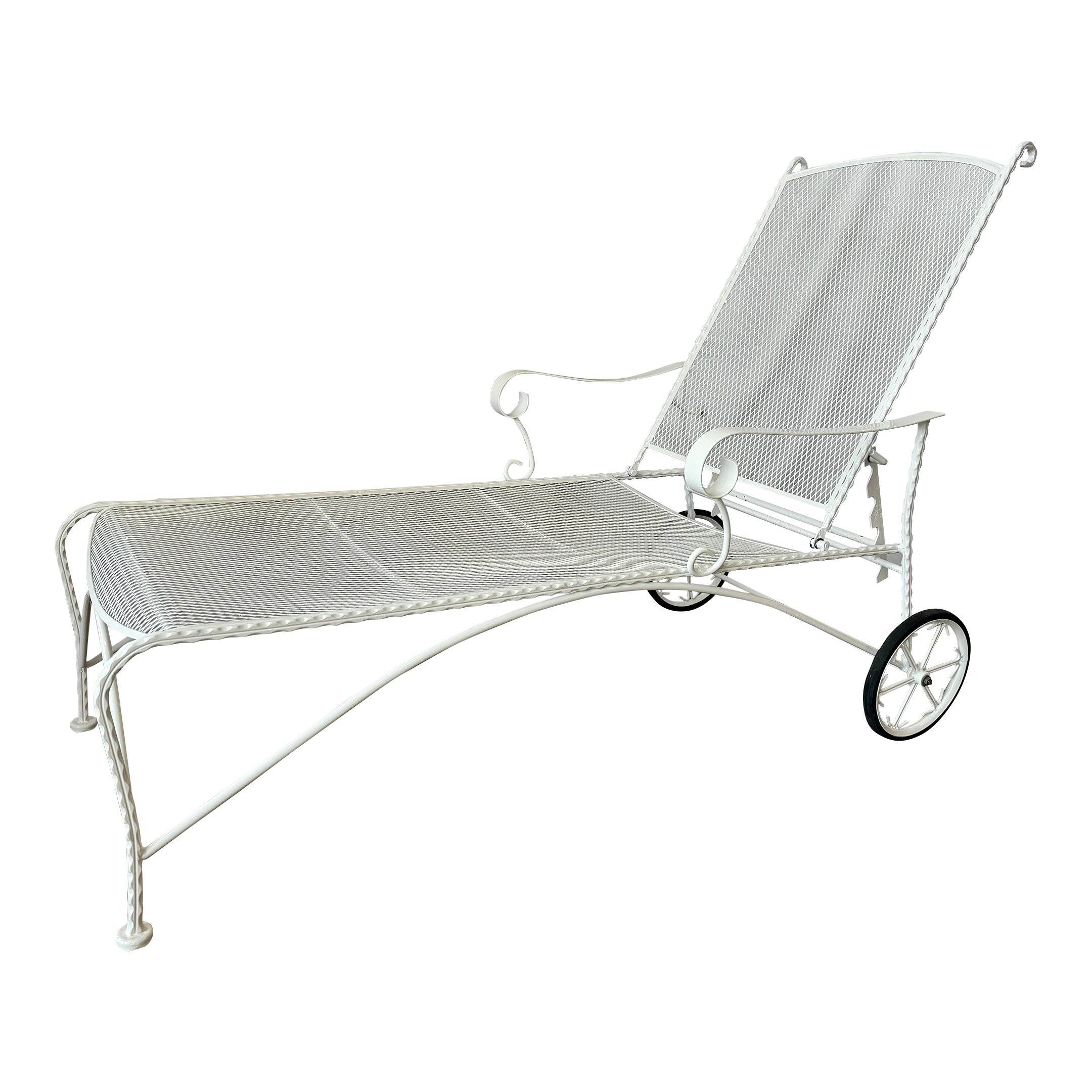 Mid 19th Century Salterini Style Chaise Lounge Chair Chairish