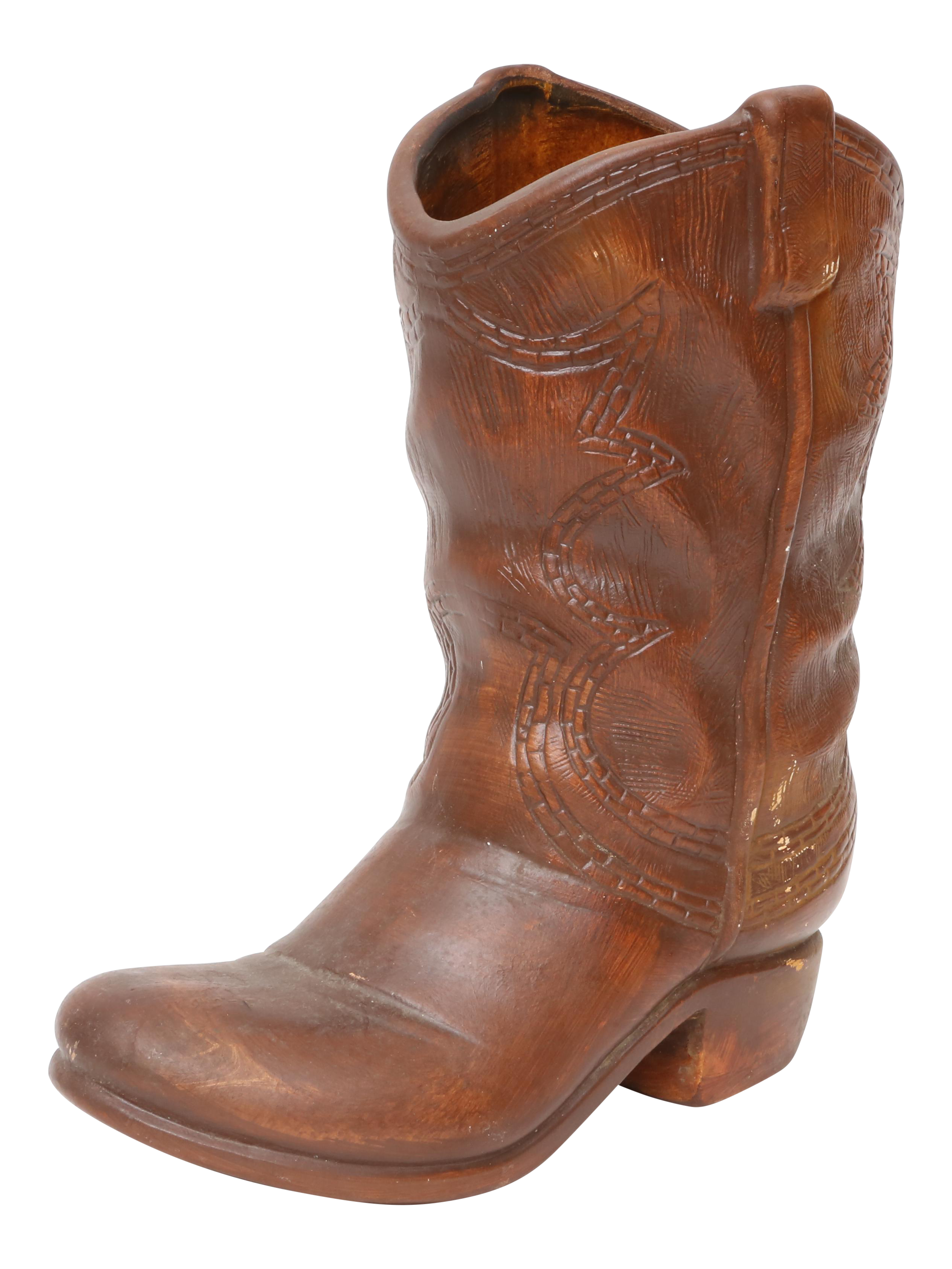 ceramic cowboy boots