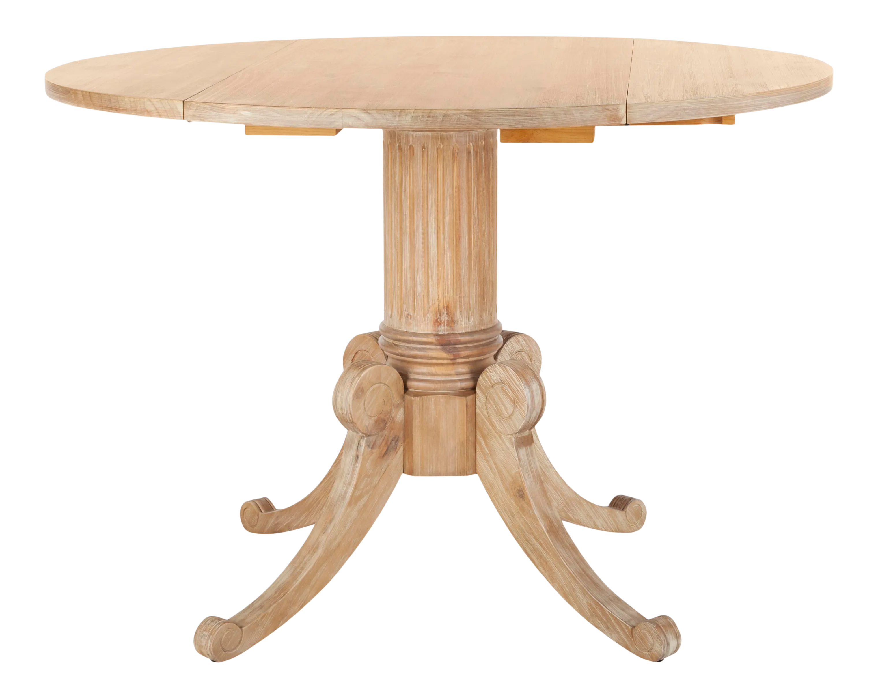 Drop Leaf Dining Table in Rustic Natural Chairish
